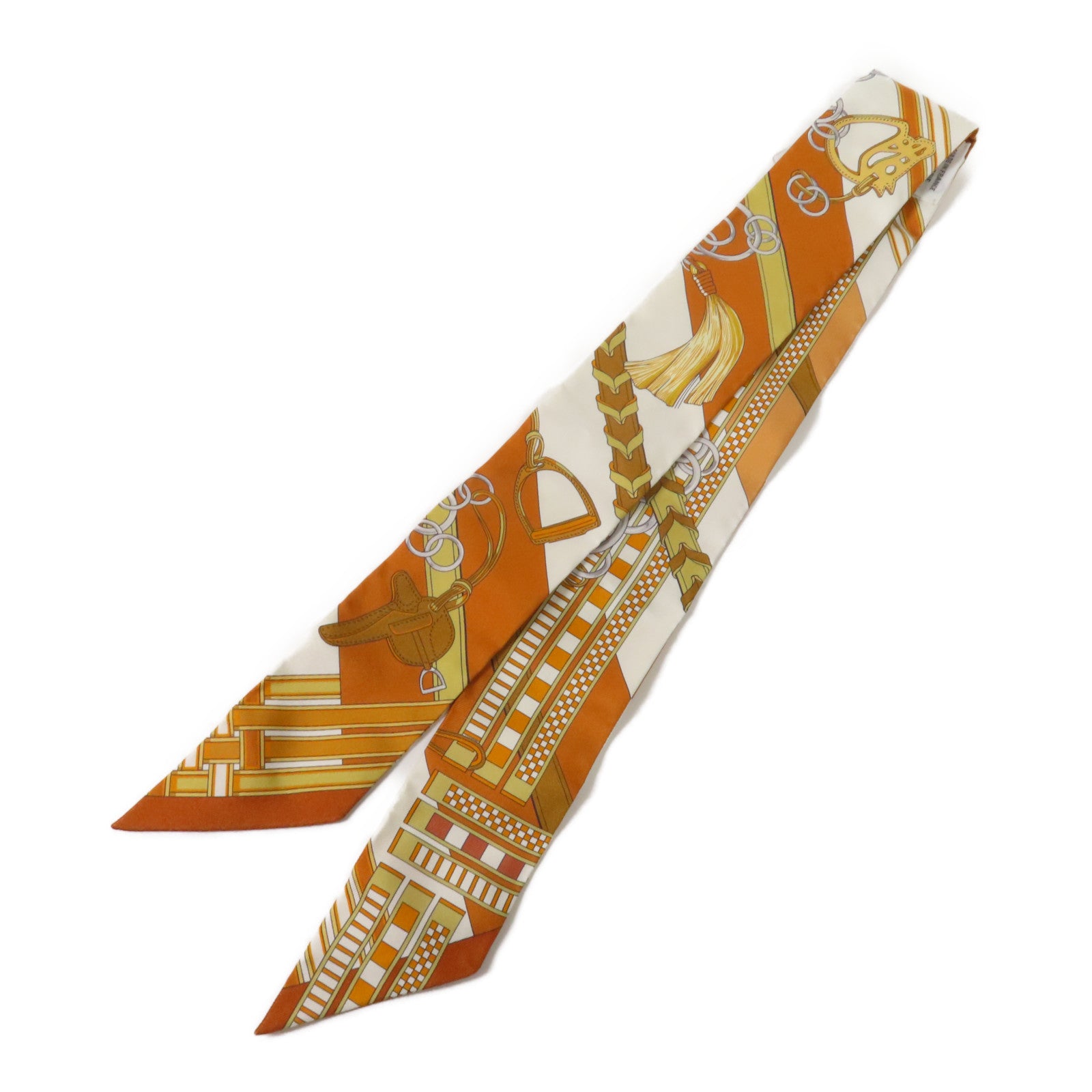 HERMES 絲質Twilly絲巾