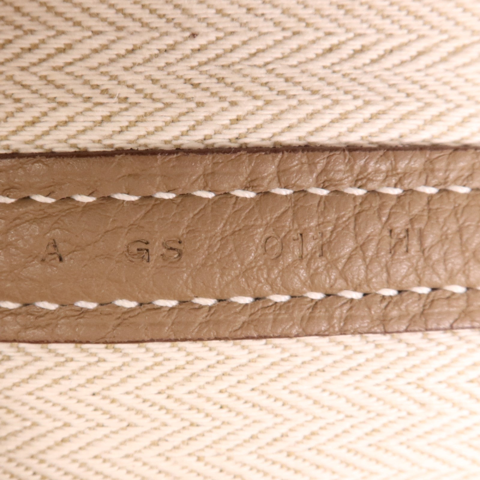 HERMES Negonda皮革Garden Party PM銀扣手挽袋Etoupe