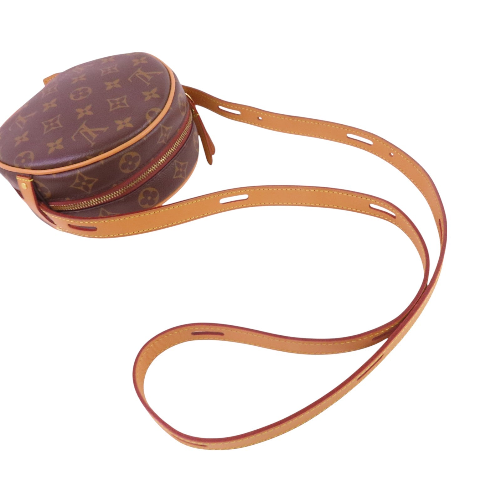 LOUIS VUITTON Monogram Boite Chapeau Souple PM金扣肩背袋