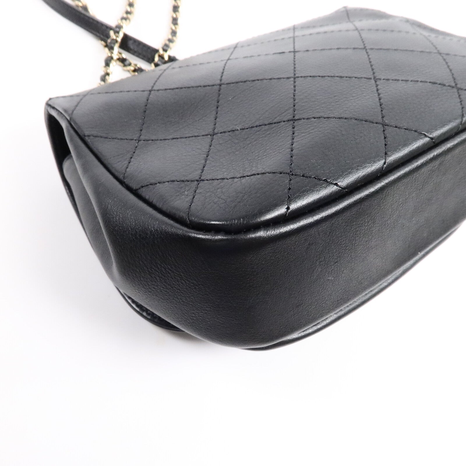 CHANEL 牛皮皮革Chain Shoulder Bag鏈帶肩背袋