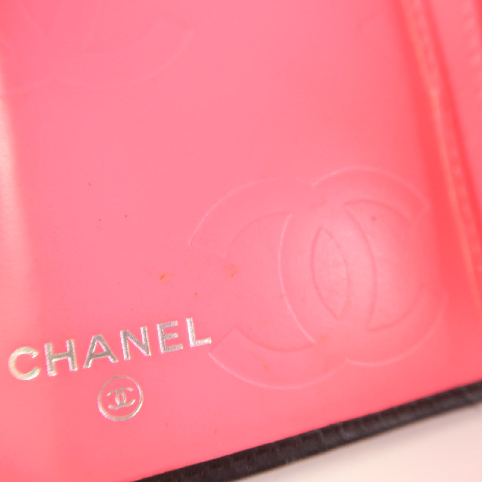 CHANEL 牛皮皮革Cambon Wallet銀扣長錢包