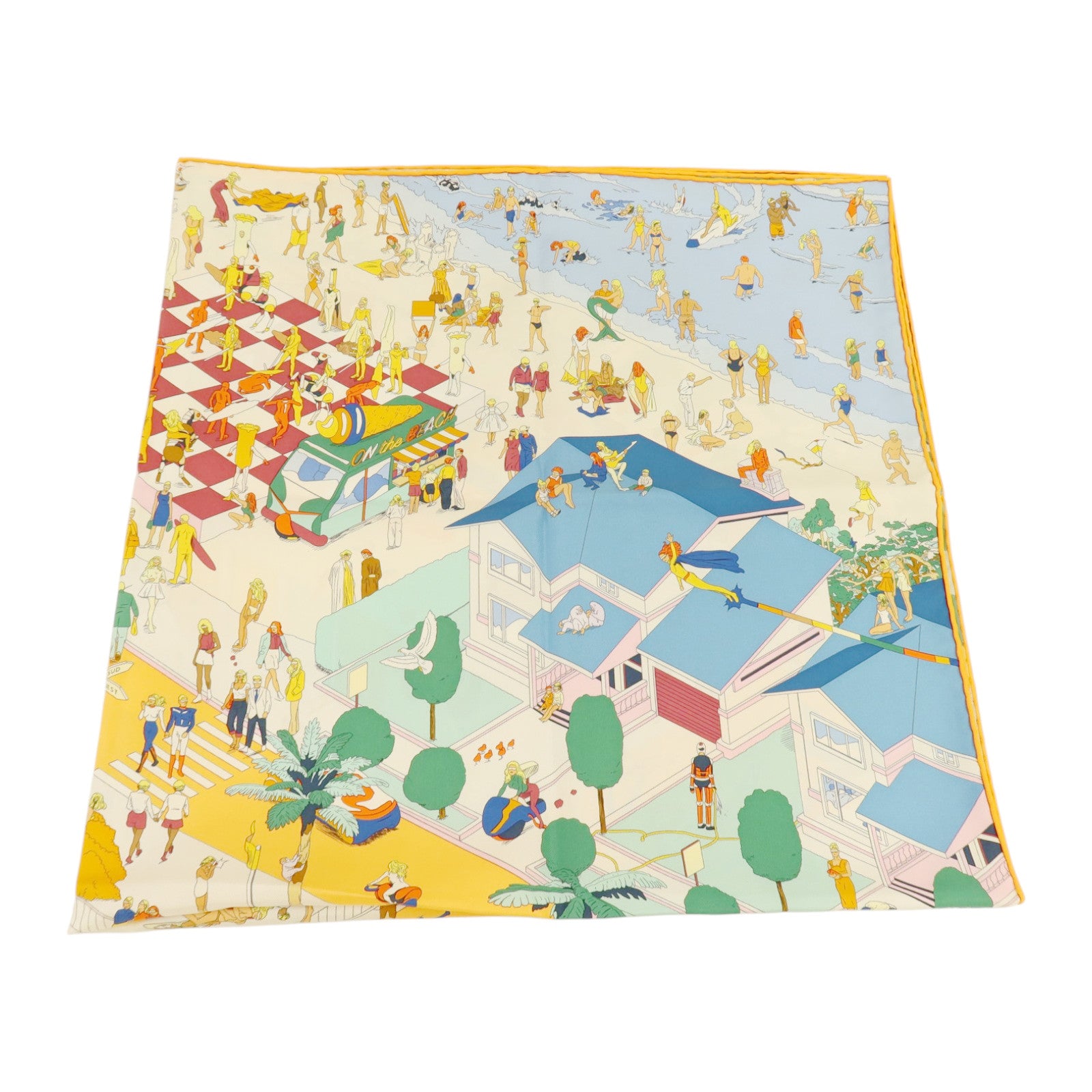 HERMES 絲質Scarf 90x90cm絲巾