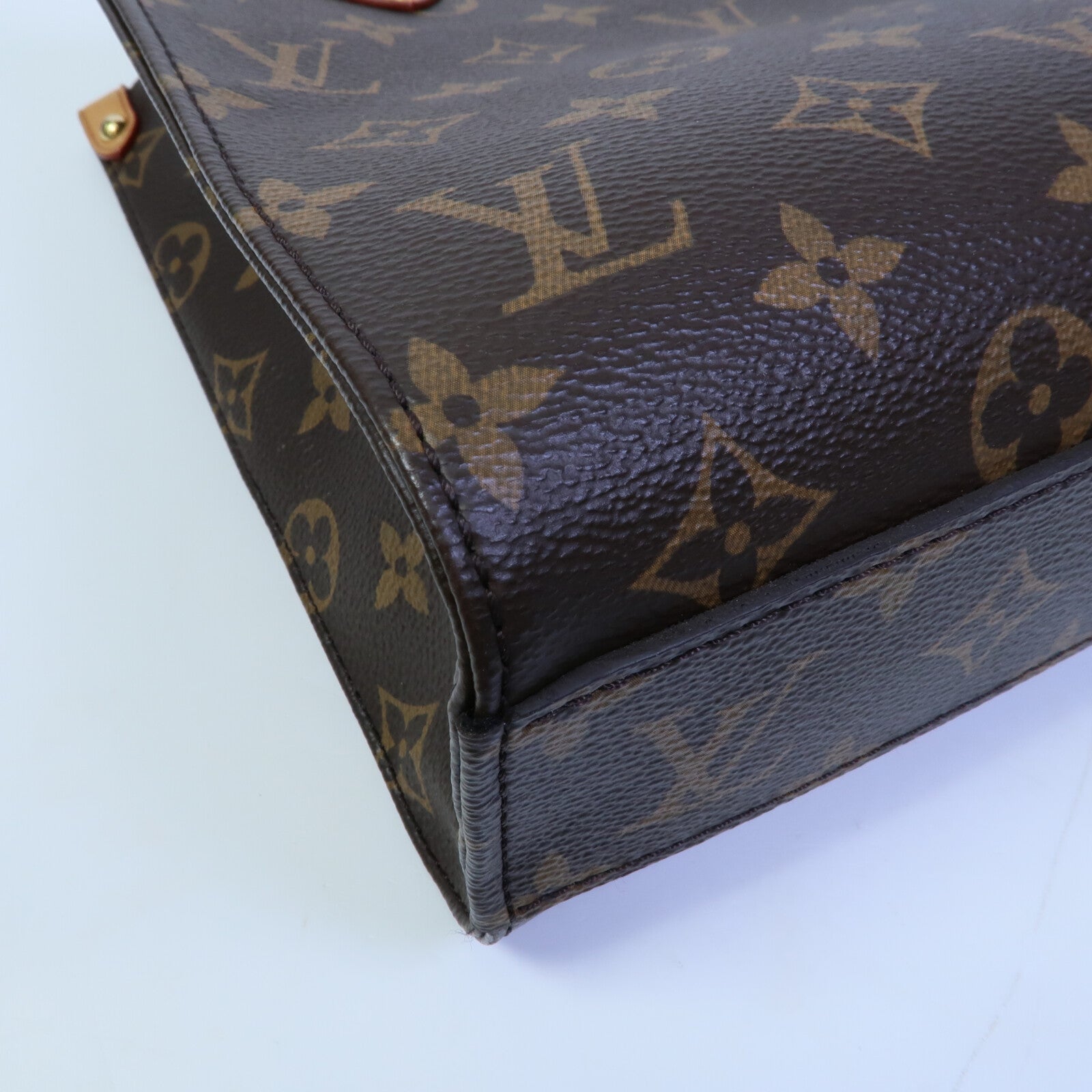 LOUIS VUITTON Monogram SacPlat BB手挽肩背兩用袋