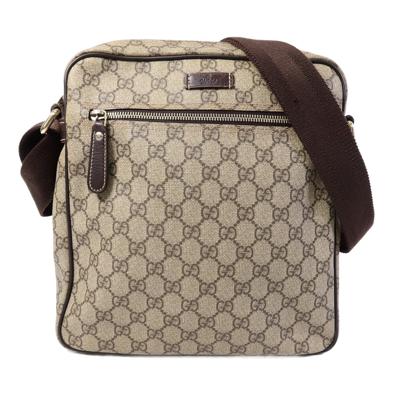 GUCCI 塗層帆布GG Supreme肩背袋