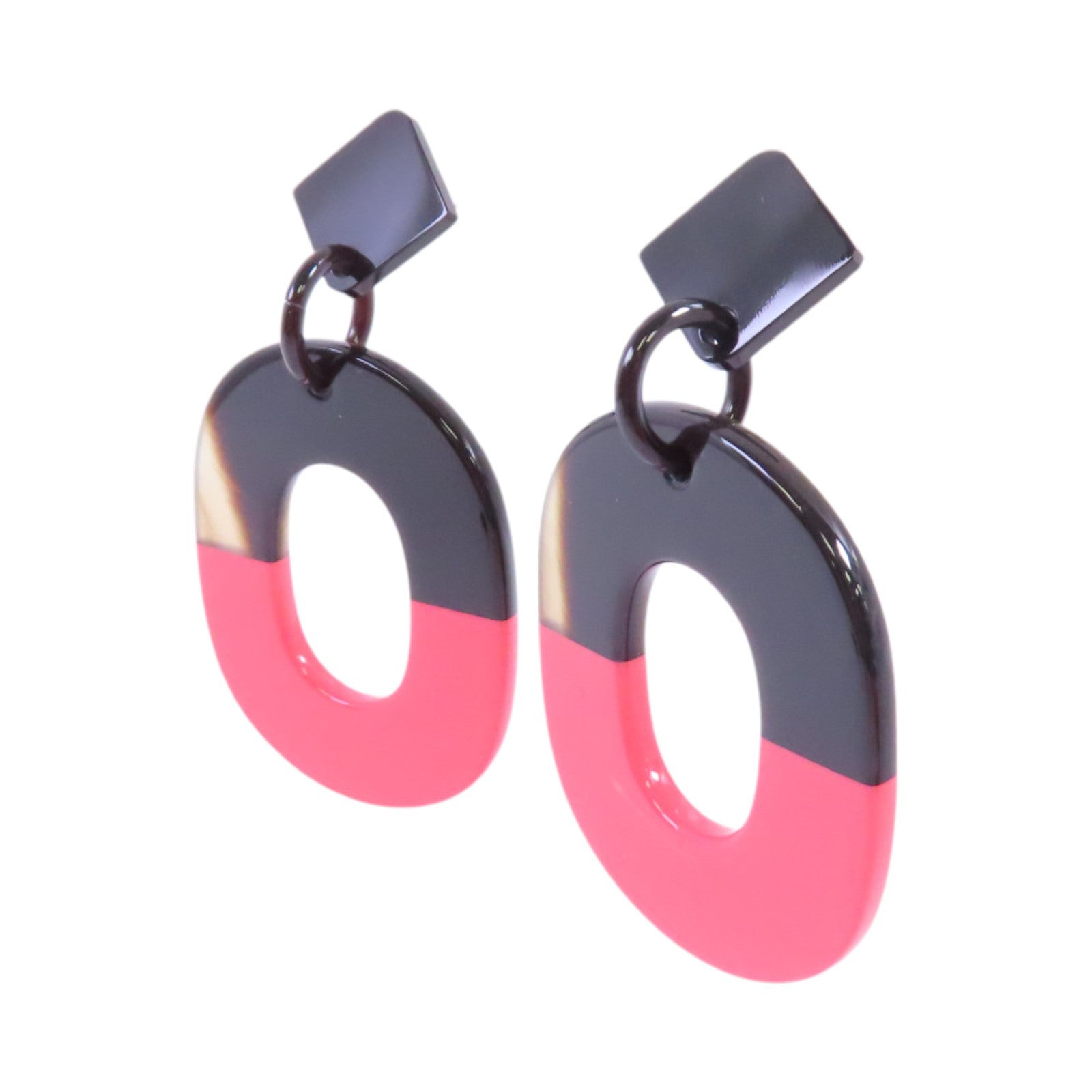 HERMES 【激減優惠】水牛角Earrings耳環