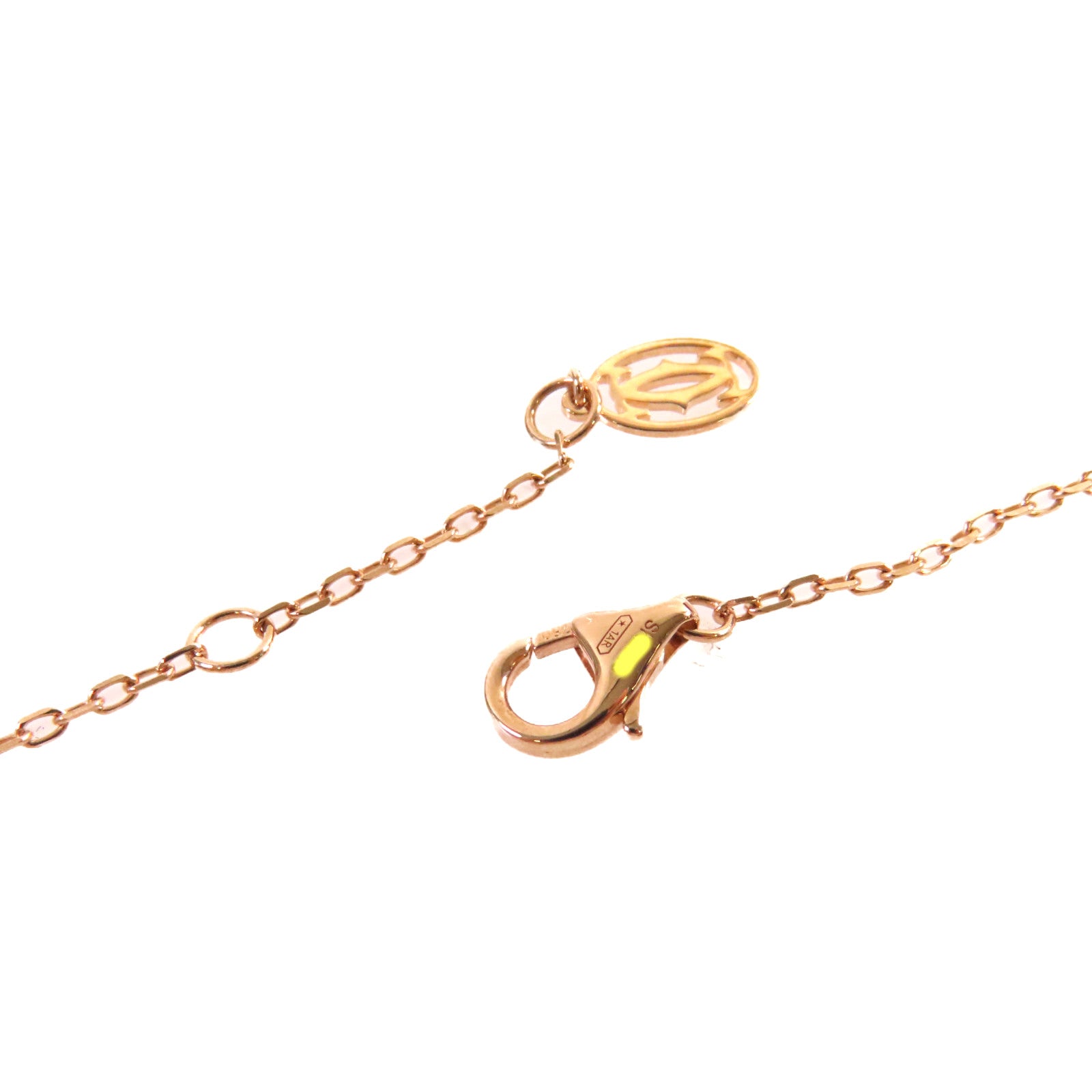 CARTIER 18K玫瑰金Diamonds Juste Un Clou Necklace項鍊