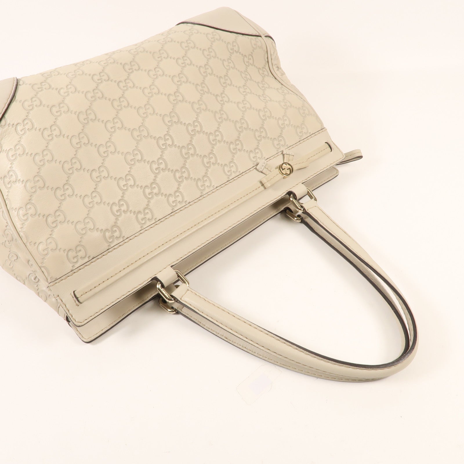 GUCCI 牛皮皮革Tote Bag金扣手挽袋