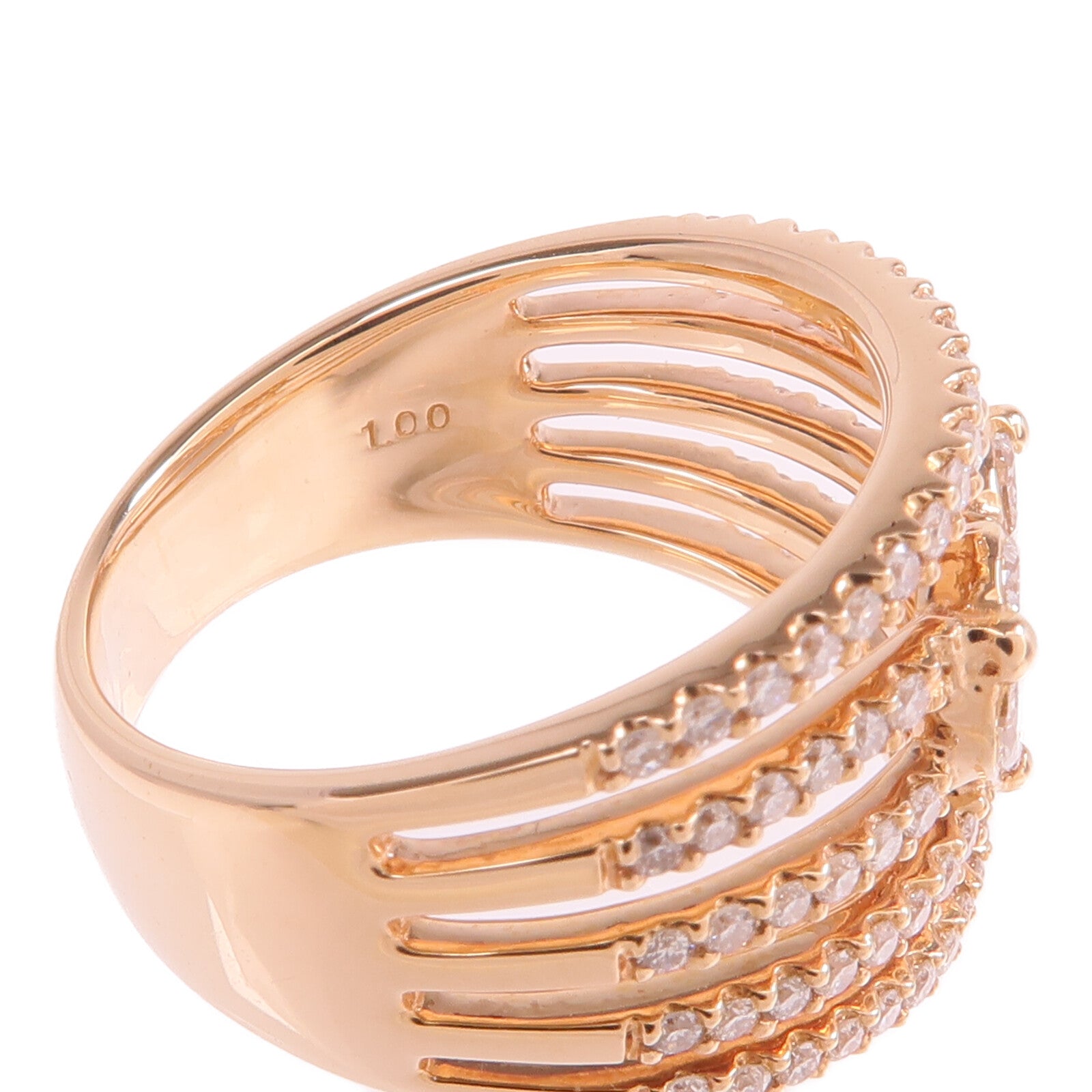 JEWELRY 18K玫瑰金Diamond Ring鑽石戒指US#5.75