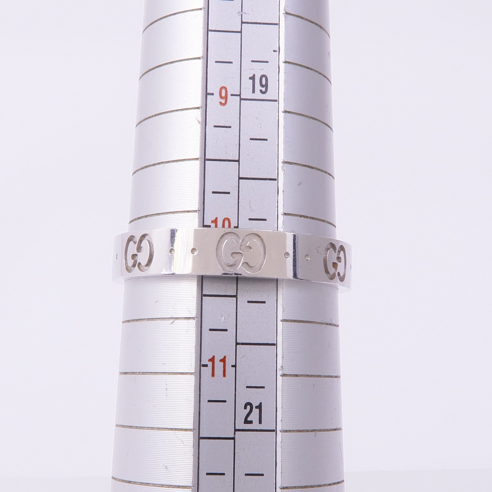 GUCCI 18K白金Gucci Icon Ring戒指GUCCI#23/US#10.25