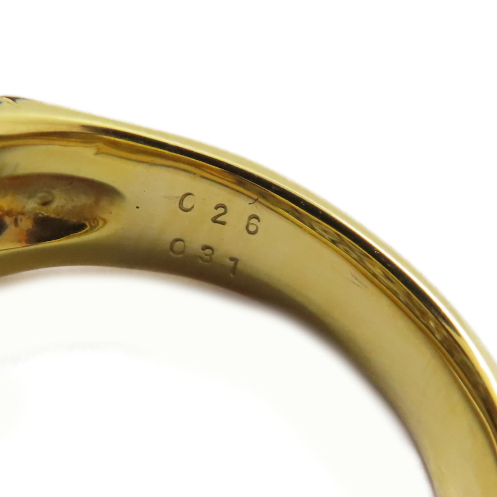 JEWELRY 18K黃金/PT900鉑金Diamond Ring 0.26ct/0.31ct鑽石戒指US#5.75