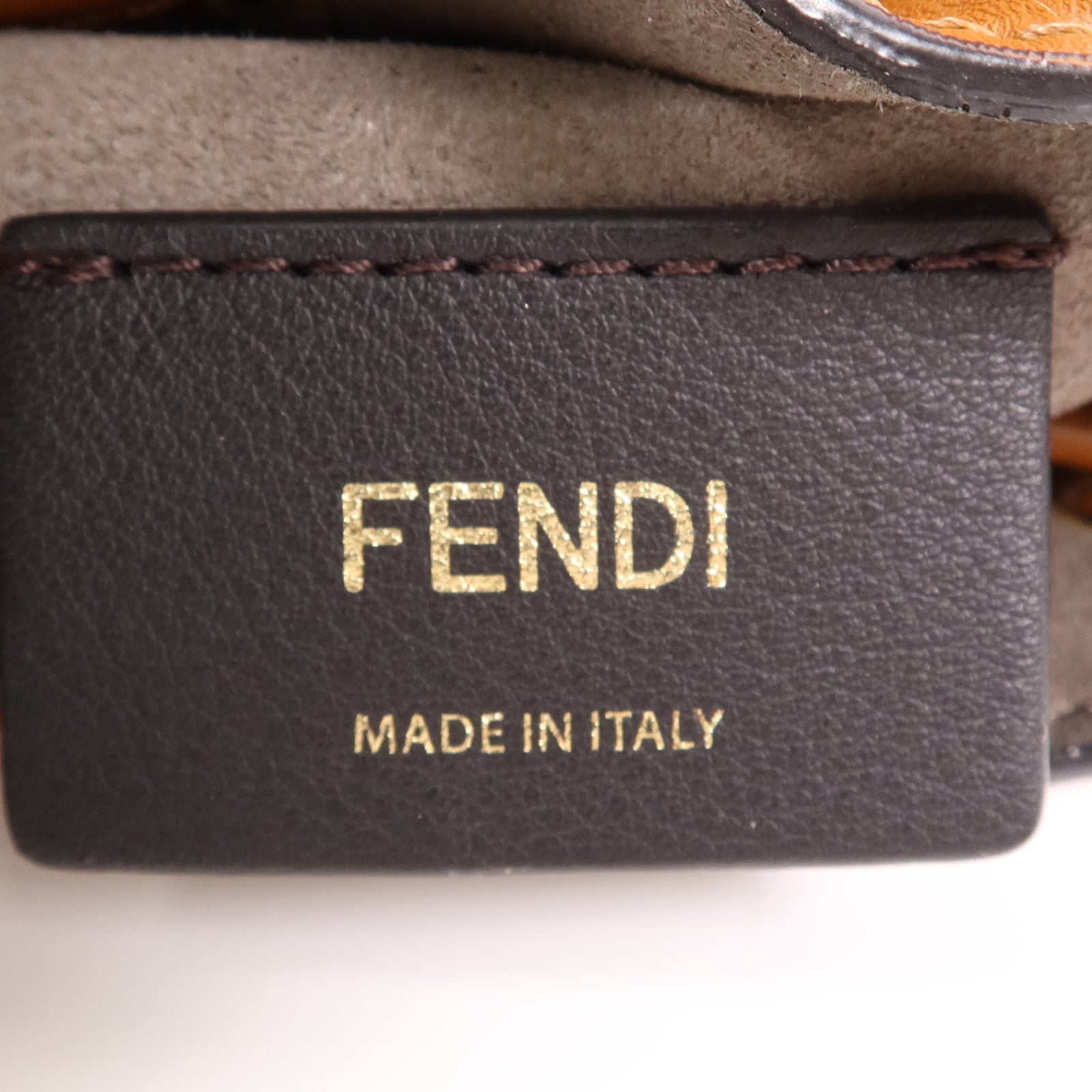 FENDI 牛皮皮革Mon Tresor金扣肩背袋