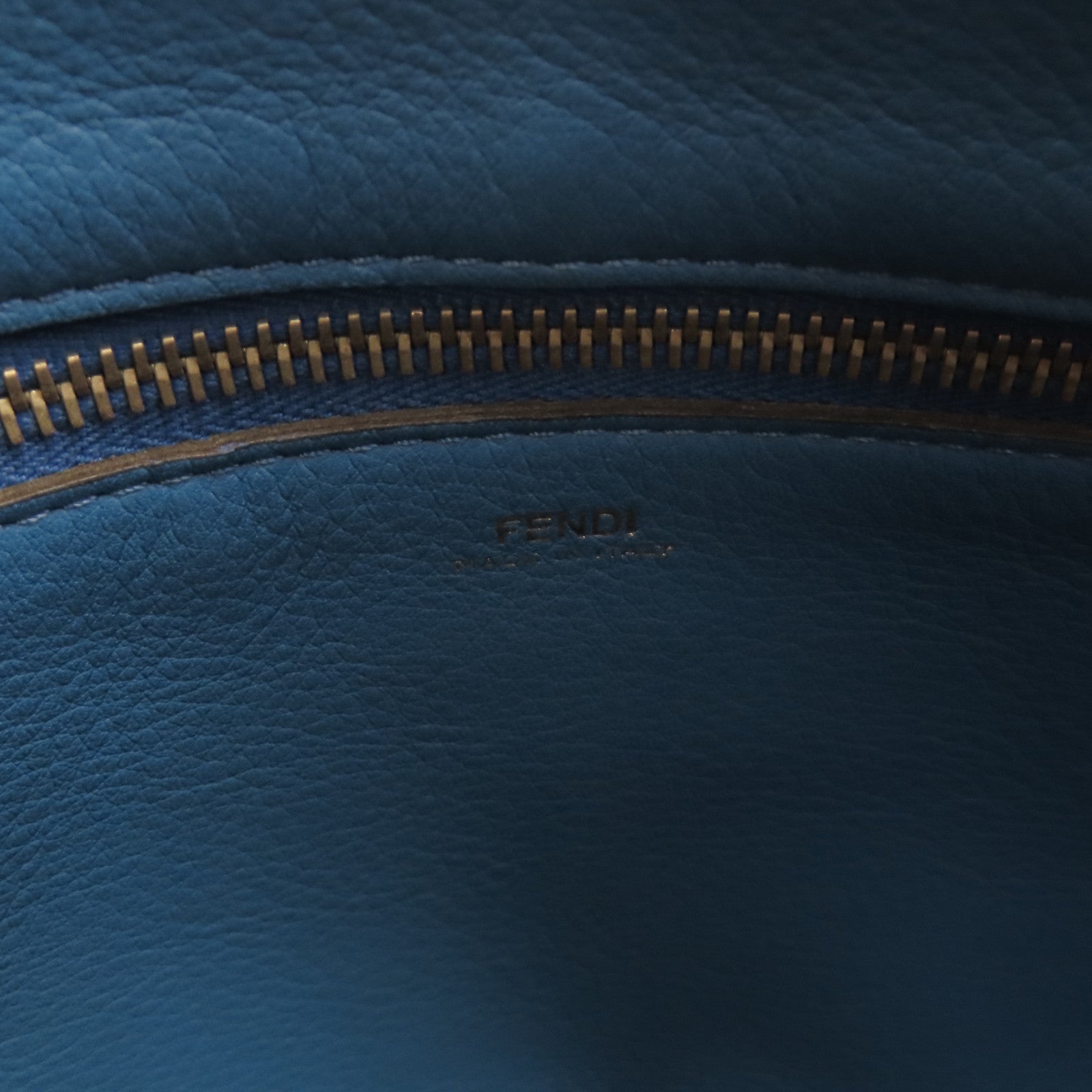 FENDI 牛皮皮革Dotcom銀扣手挽肩背兩用袋黑色