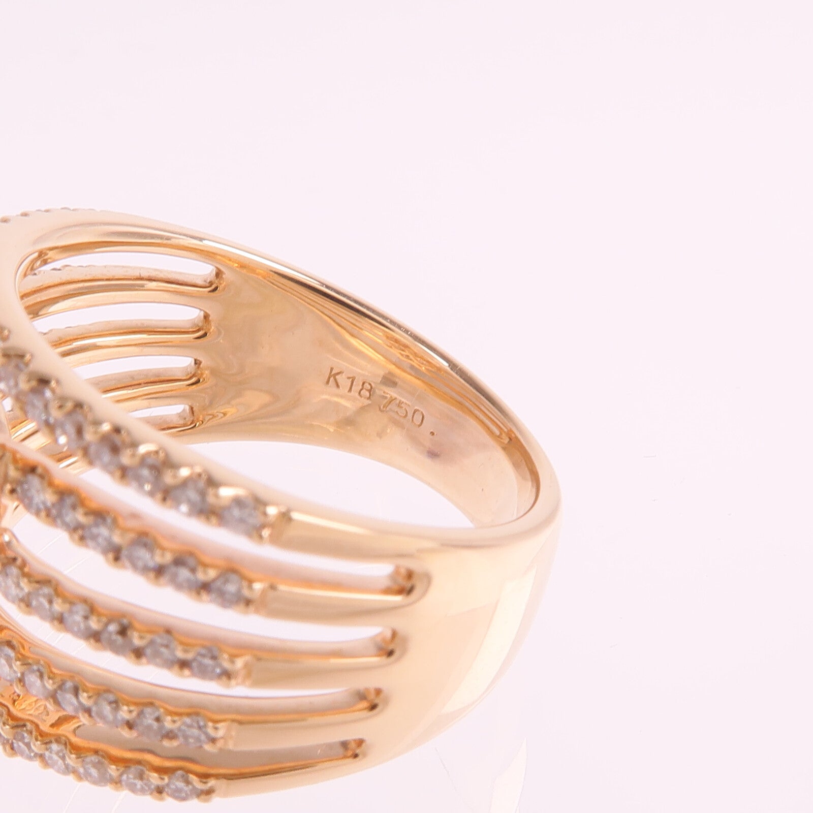 JEWELRY 18K玫瑰金Diamond Ring鑽石戒指US#5.75