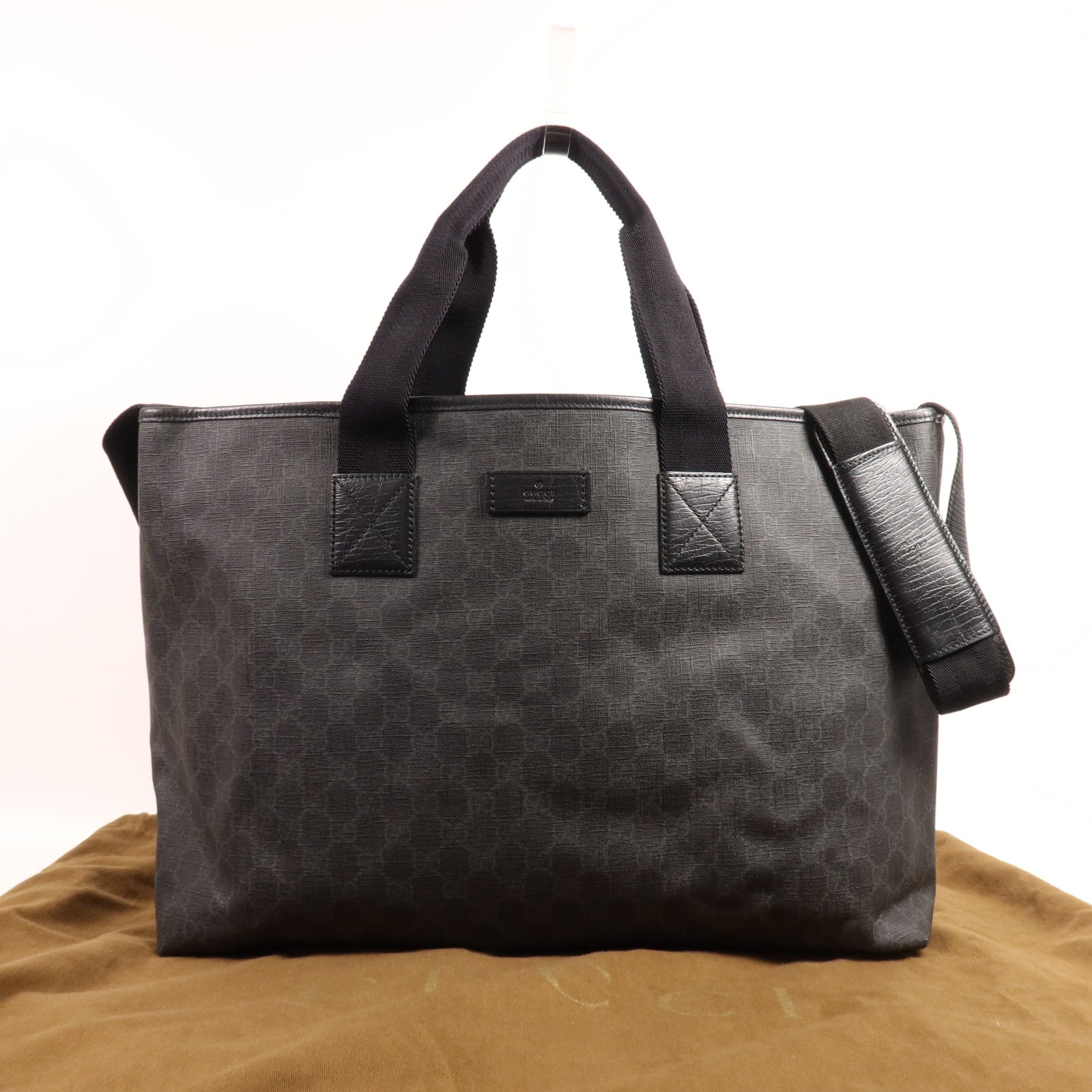 GUCCI 塗層帆布2 Way Shoulder手挽肩背兩用袋