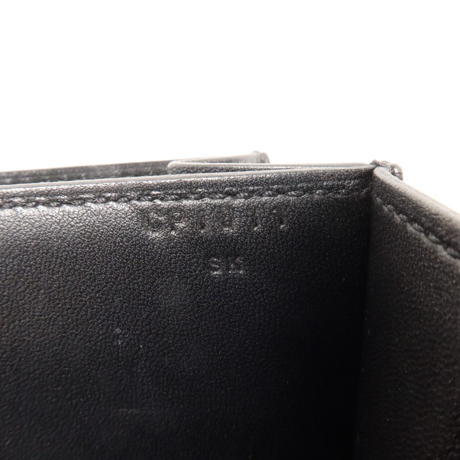HERMES Evergrain皮革2002肩背袋Noir