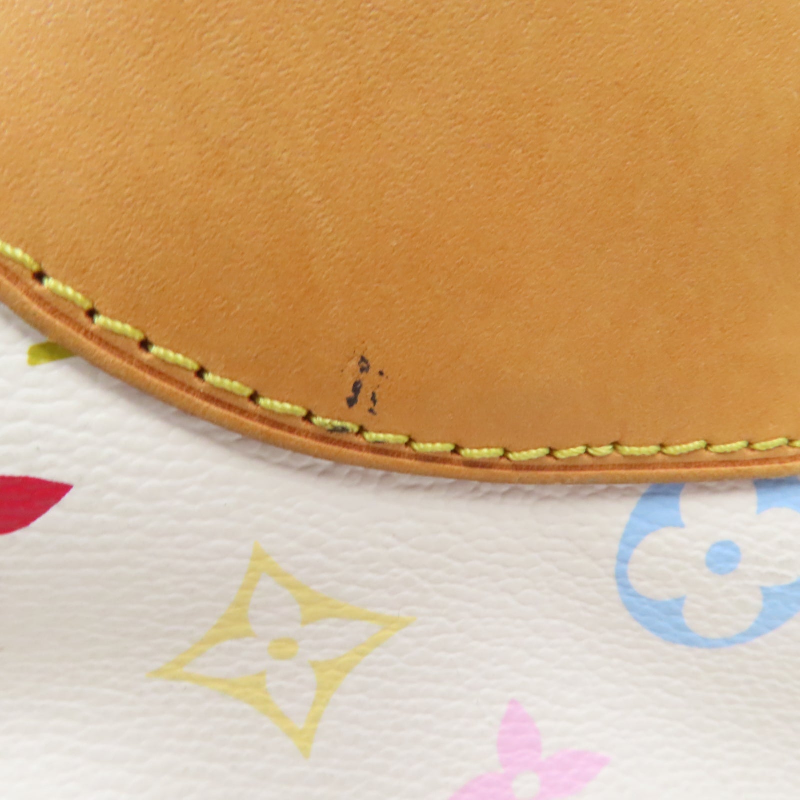 LOUIS VUITTON Monogram Multicolore Judy GM金扣手挽肩背兩用袋白色/彩色