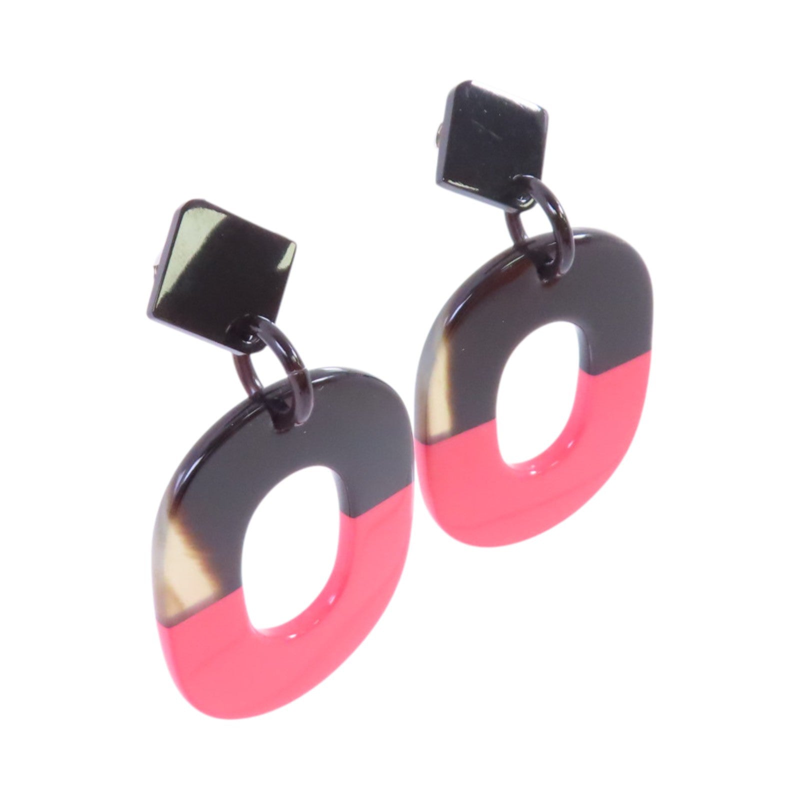HERMES 【激減優惠】水牛角Earrings耳環