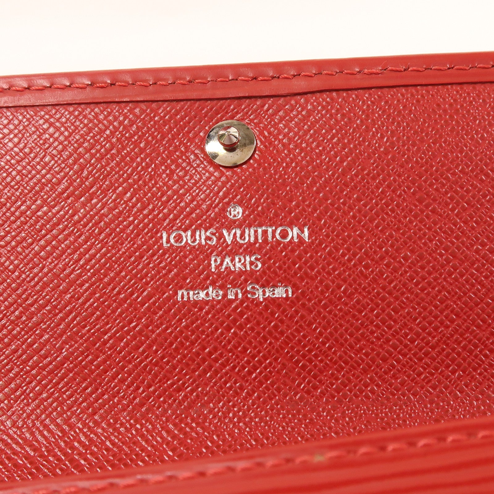 LOUIS VUITTON Epi Long Wallet銀扣長錢包