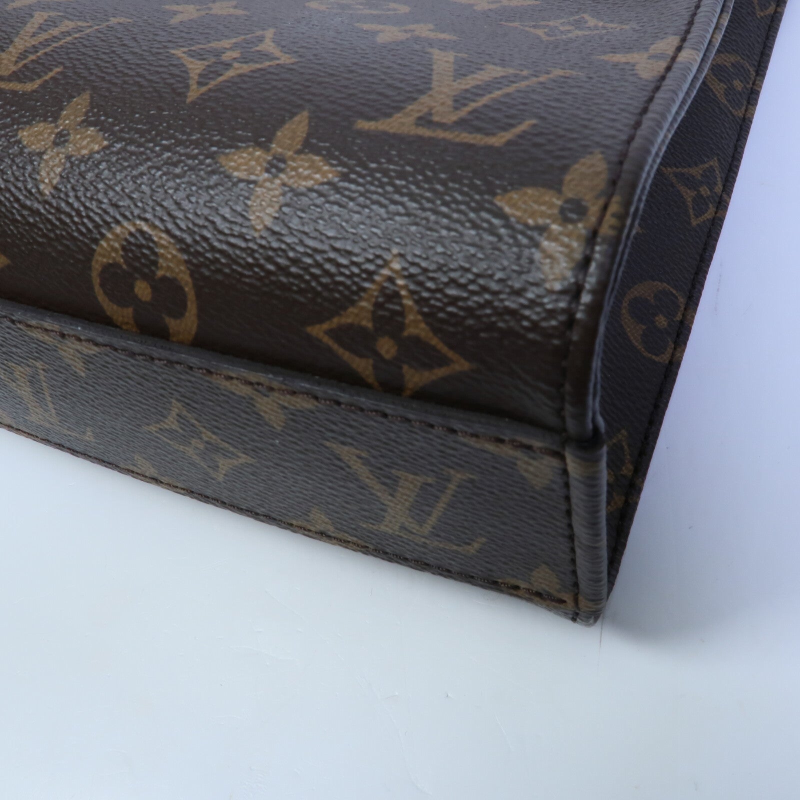 LOUIS VUITTON Monogram SacPlat BB手挽肩背兩用袋