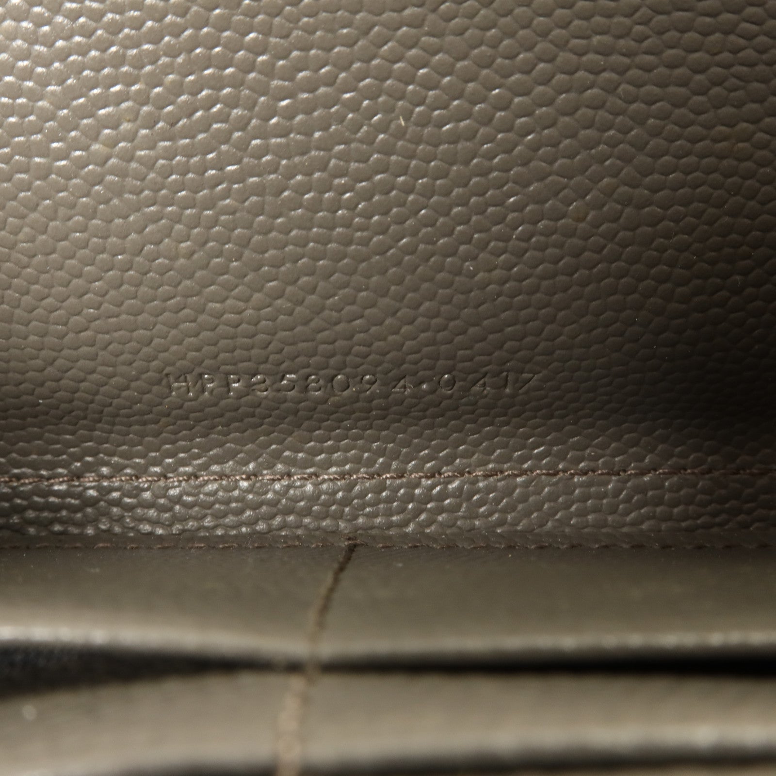 SAINT LAURENT 牛皮皮革Long Wallet銀扣長錢包