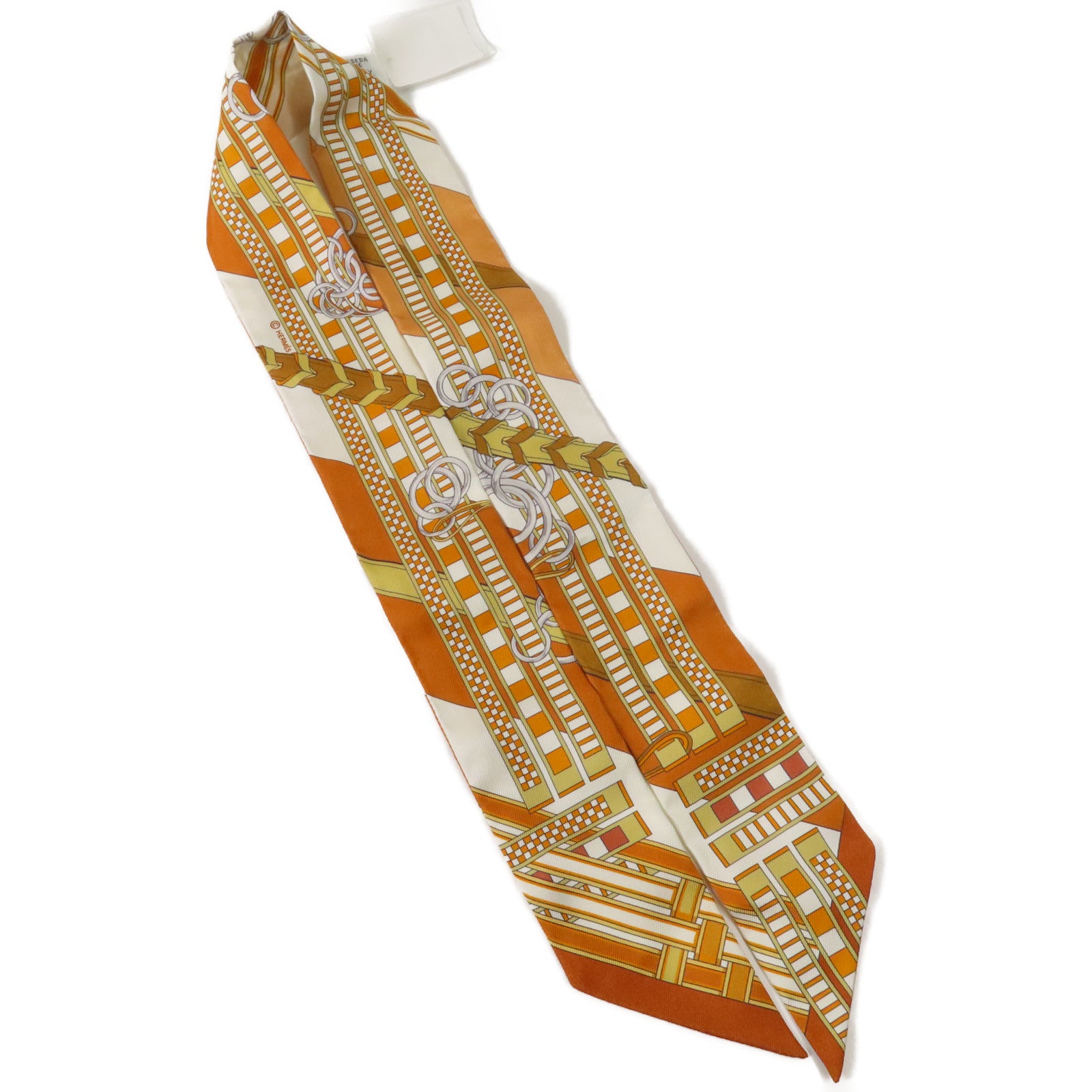 HERMES 絲質Twilly絲巾