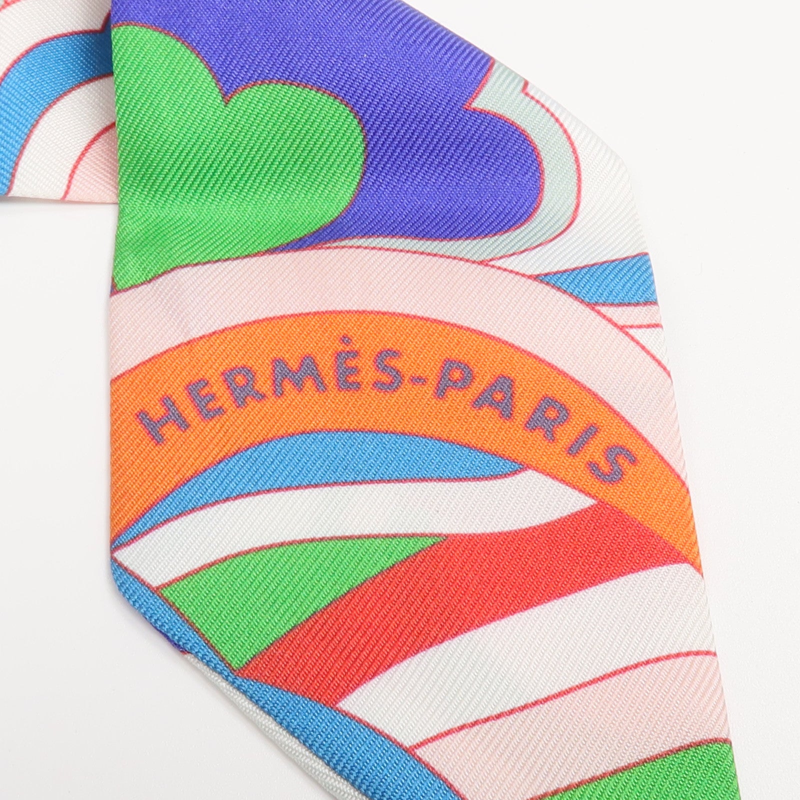 HERMES 絲質Twilly絲巾