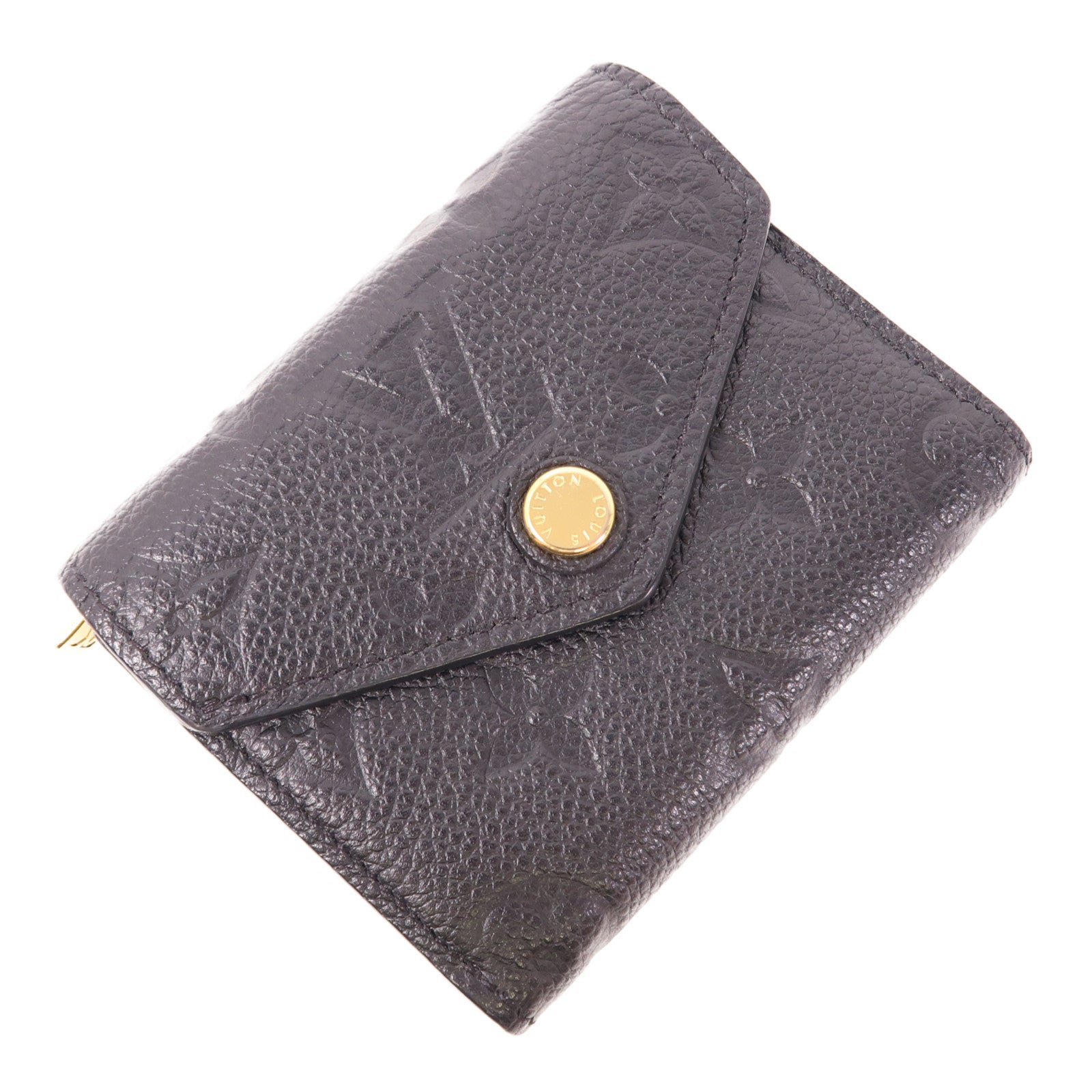 LOUIS VUITTON Monogram Empreinte Victorine金扣錢包