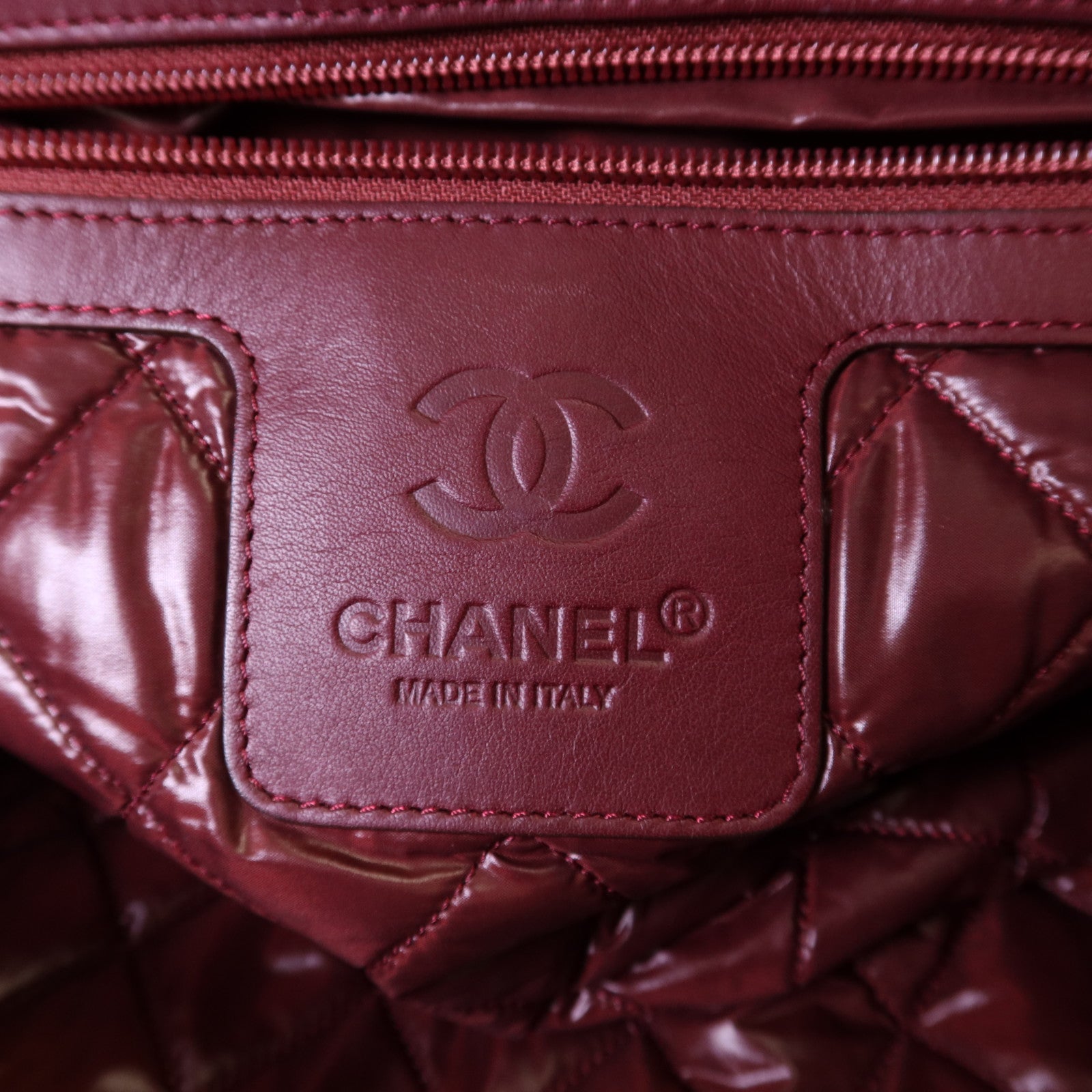 CHANEL 尼龍CoCo Cocoon銀扣肩背袋/手挽袋