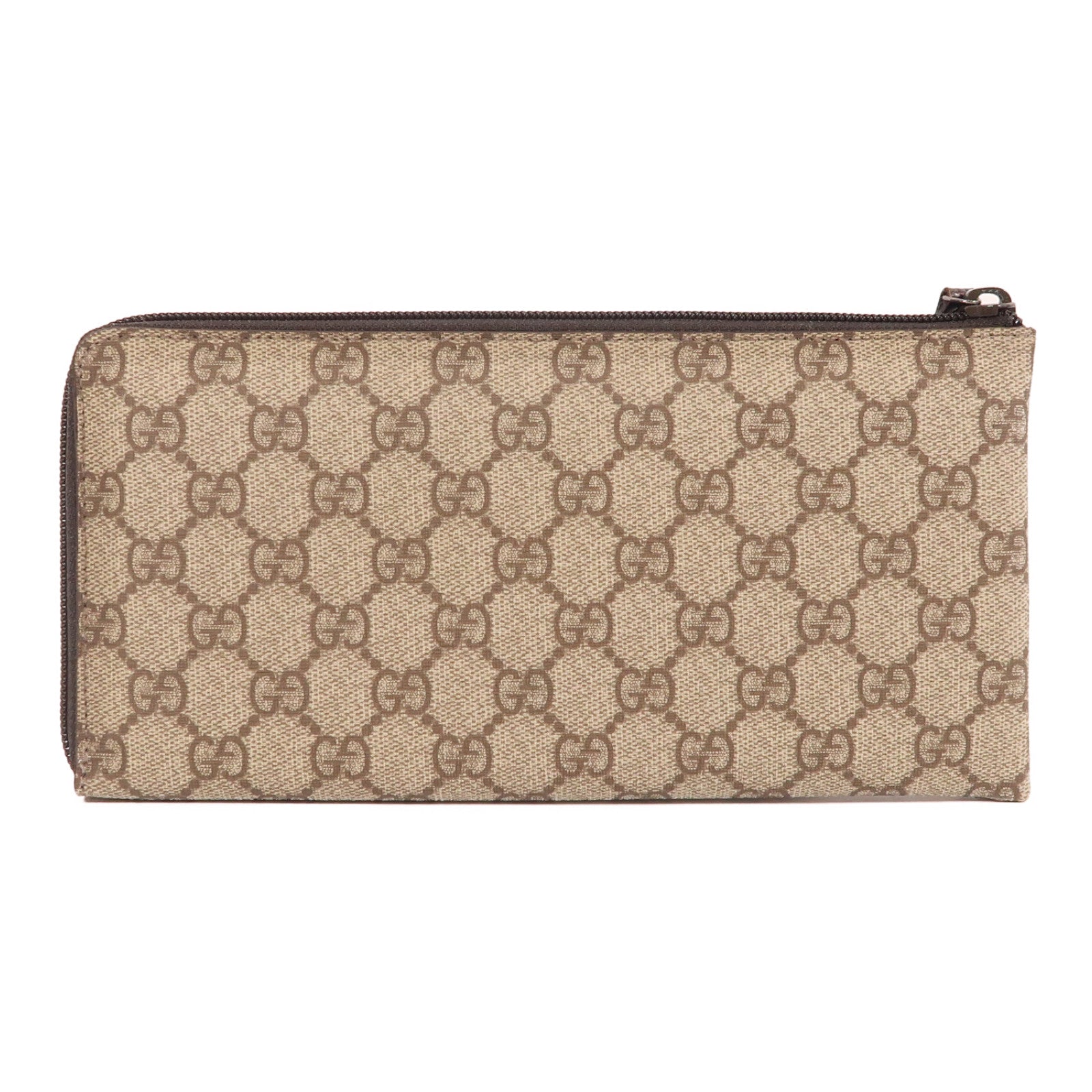 GUCCI 塗層帆布Pouch手拿包啡色