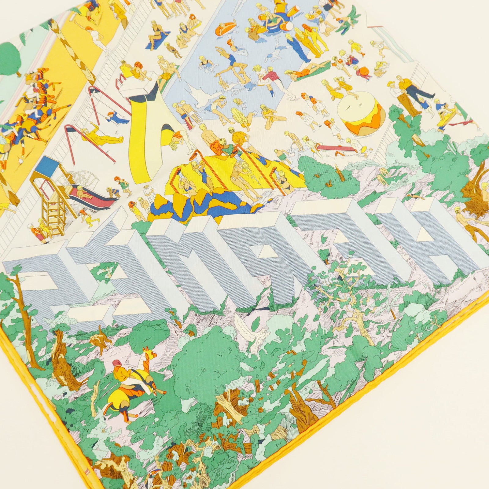 HERMES 絲質Scarf 90x90cm絲巾