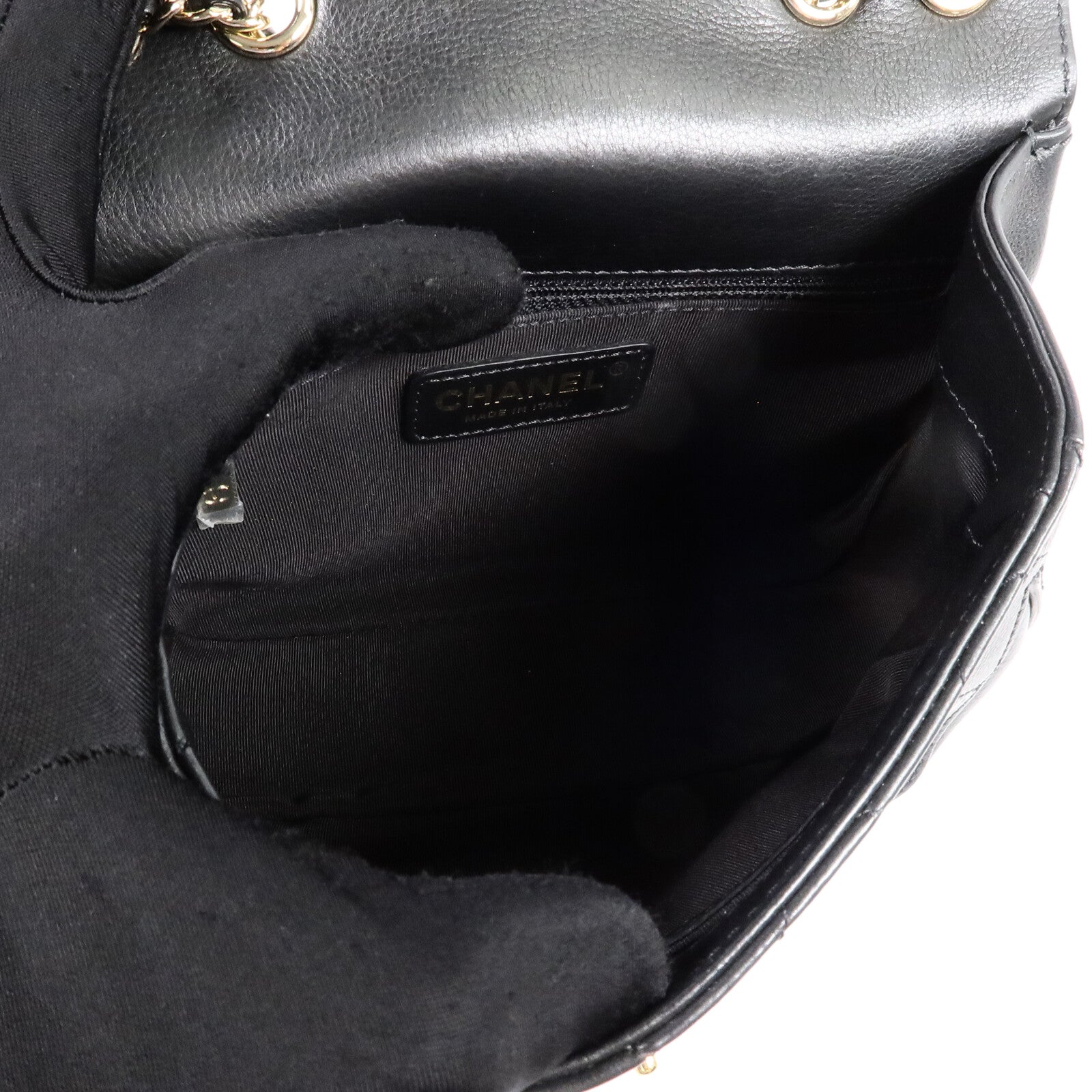 CHANEL 牛皮皮革Chain Shoulder Bag鏈帶肩背袋