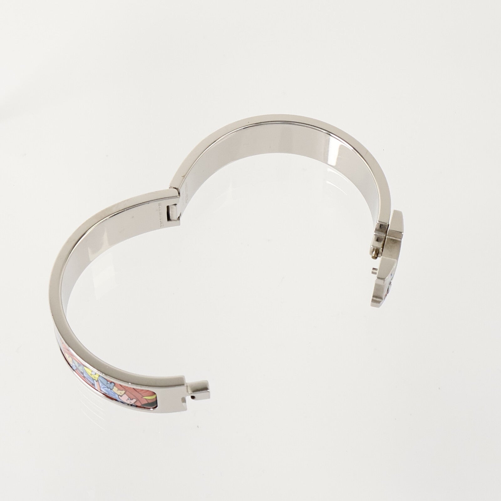 HERMES 金屬/琺瑯Clic H Bangle手鐲