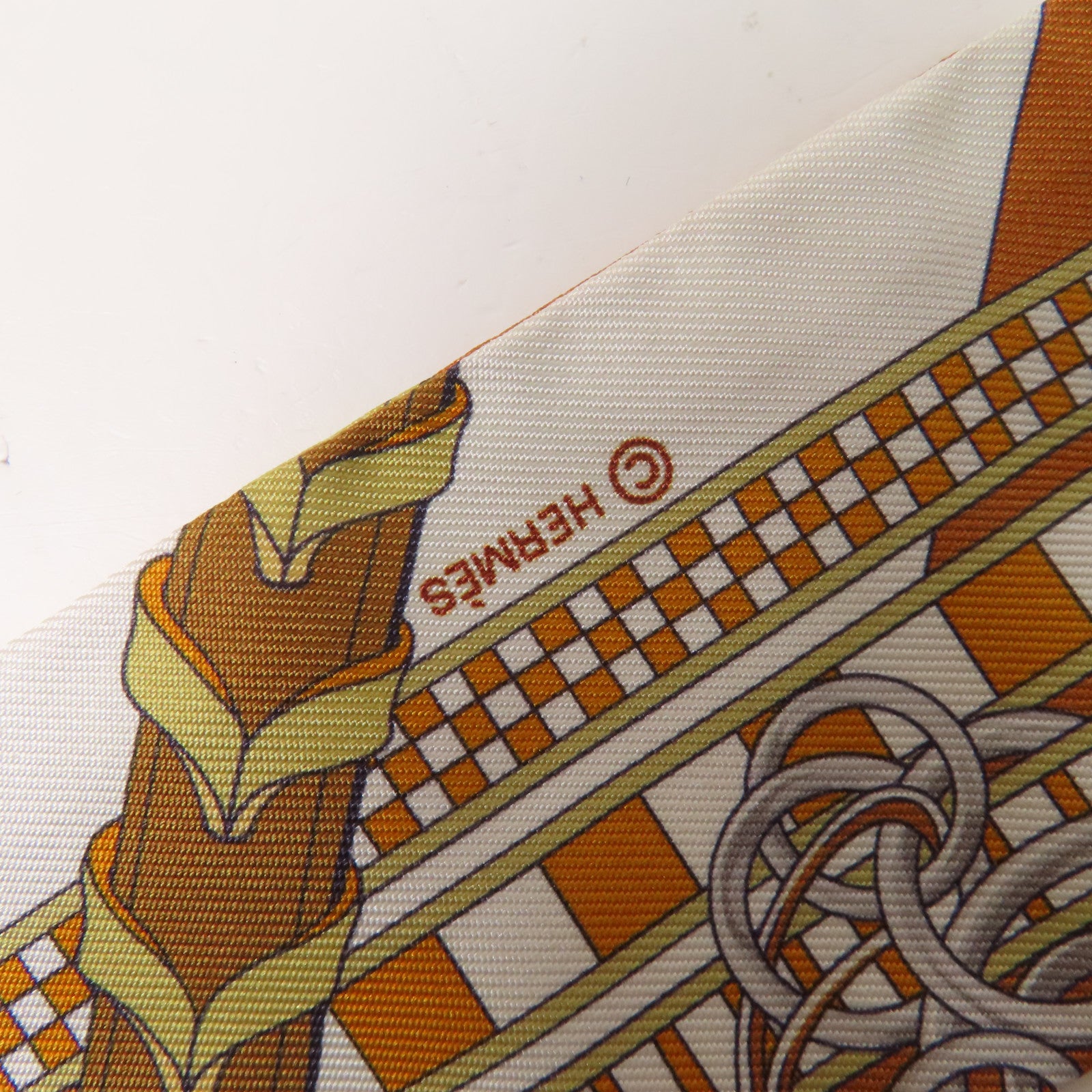 HERMES 絲質Twilly絲巾