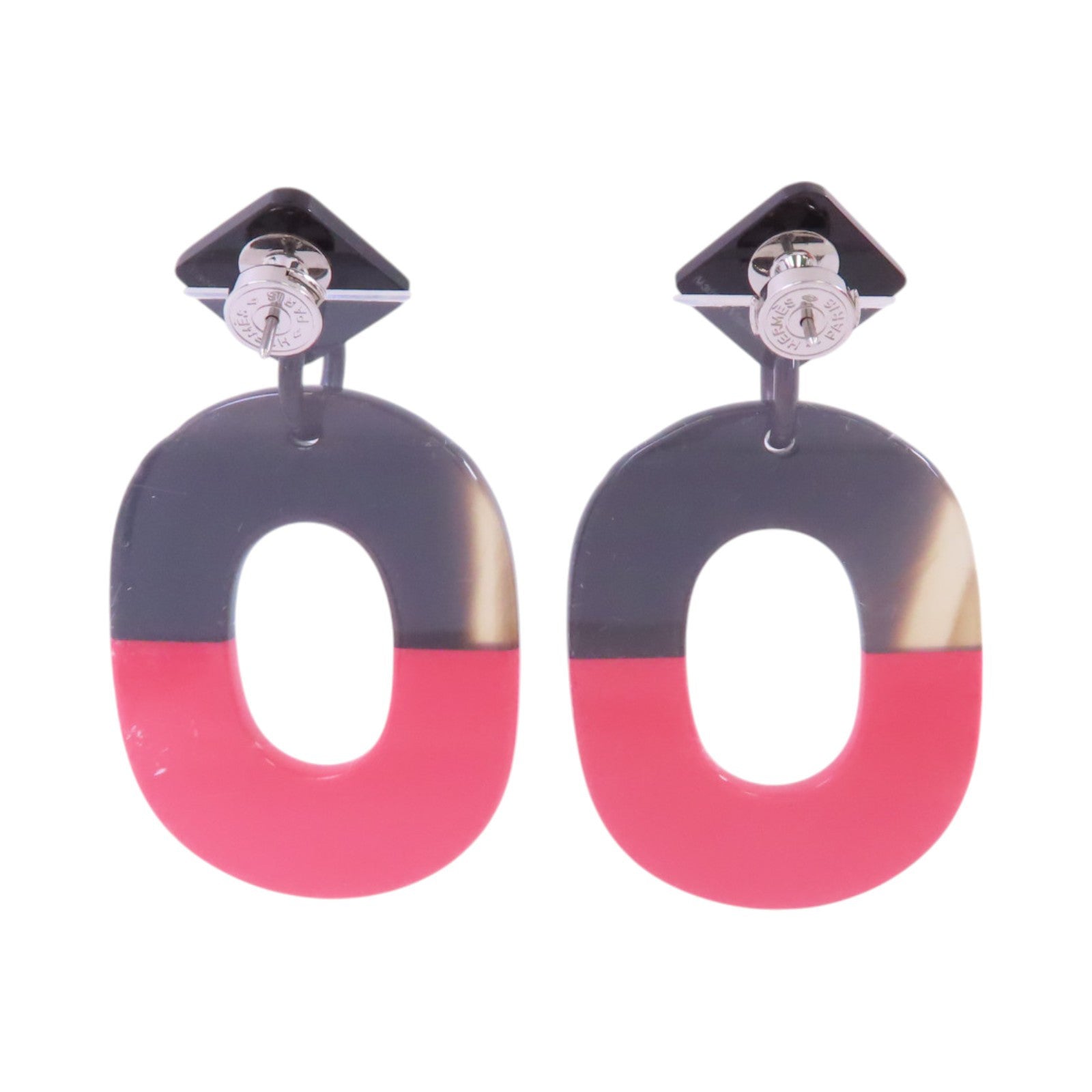 HERMES 【激減優惠】水牛角Earrings耳環