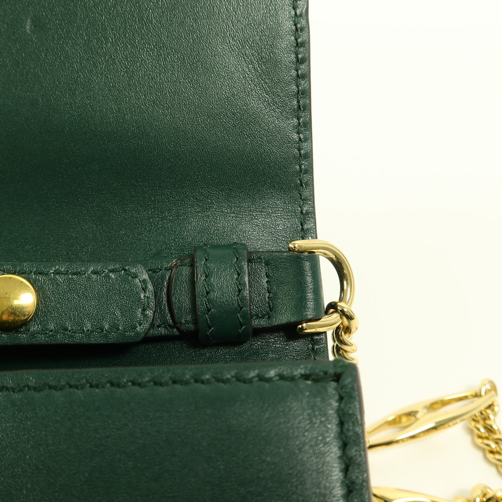 GUCCI 牛皮皮革Zumi Shoulder Bag鏈帶手挽肩背兩用袋