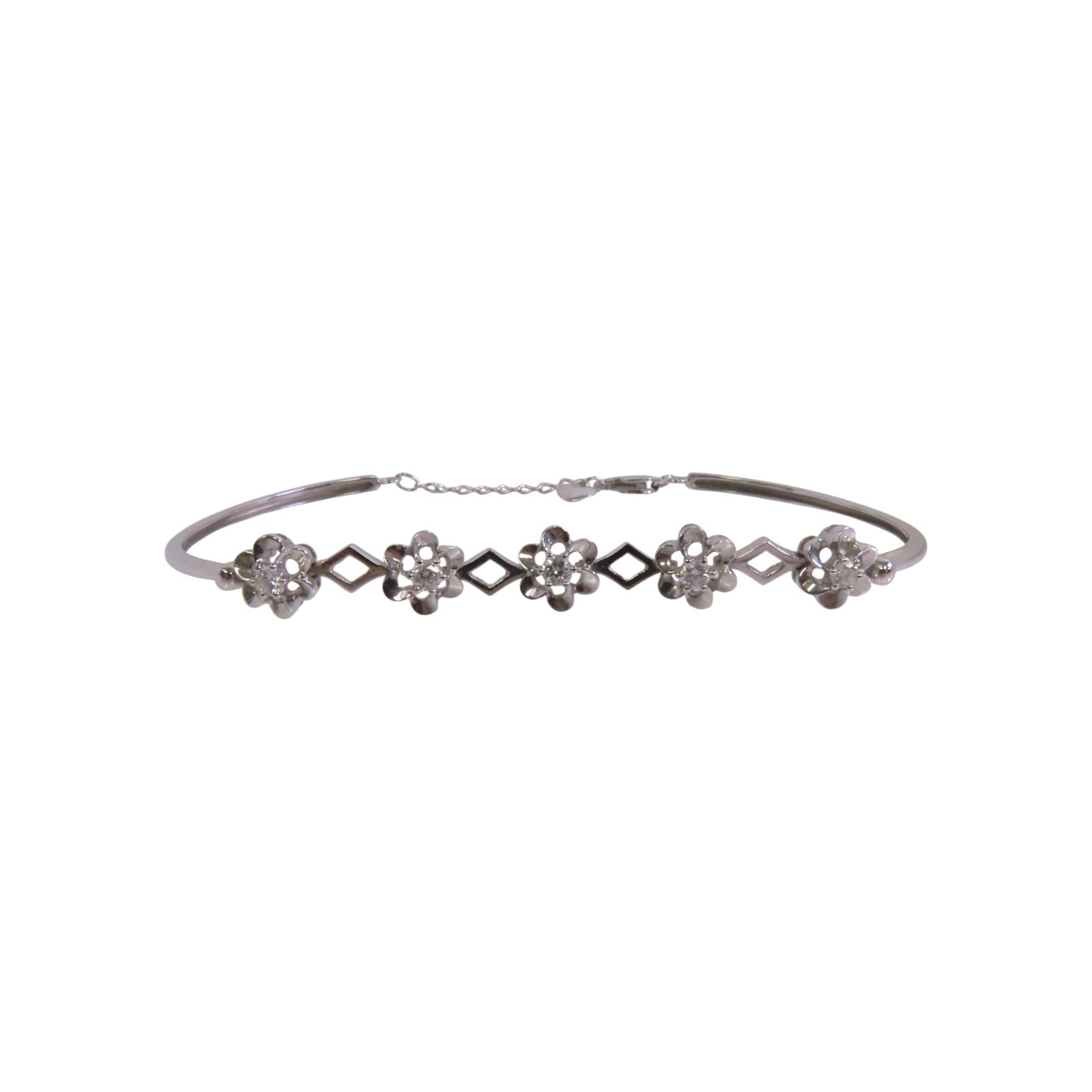 JEWELRY 18K白金Diamond Bracelet鑽石手鏈