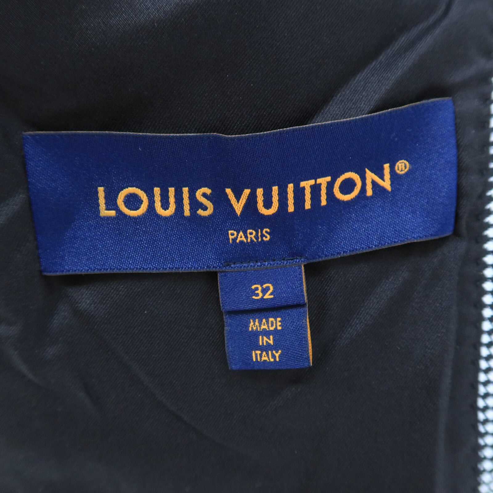 LOUIS VUITTON Polyester/Wool 2002 Houndstooth Print Blazer