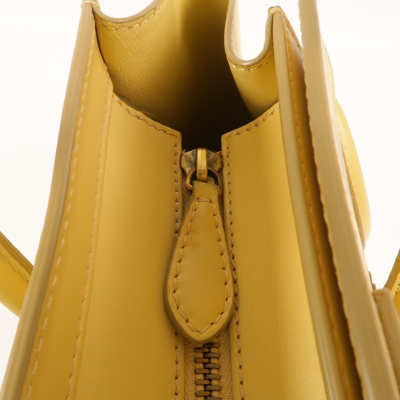 CELINE 牛皮皮革Micro Luggage手挽袋