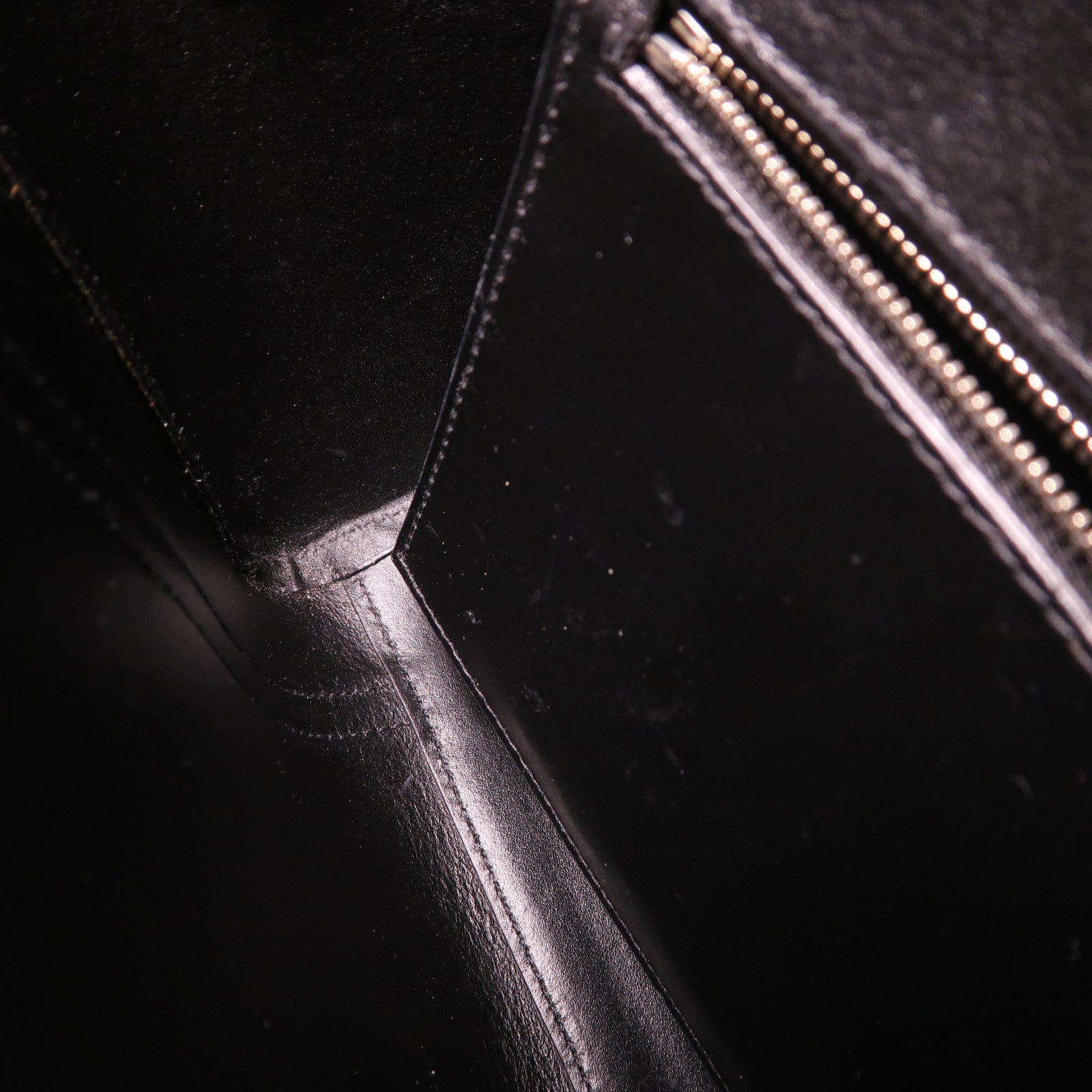 BALENCIAGA 2 Way Bag Leather Silver