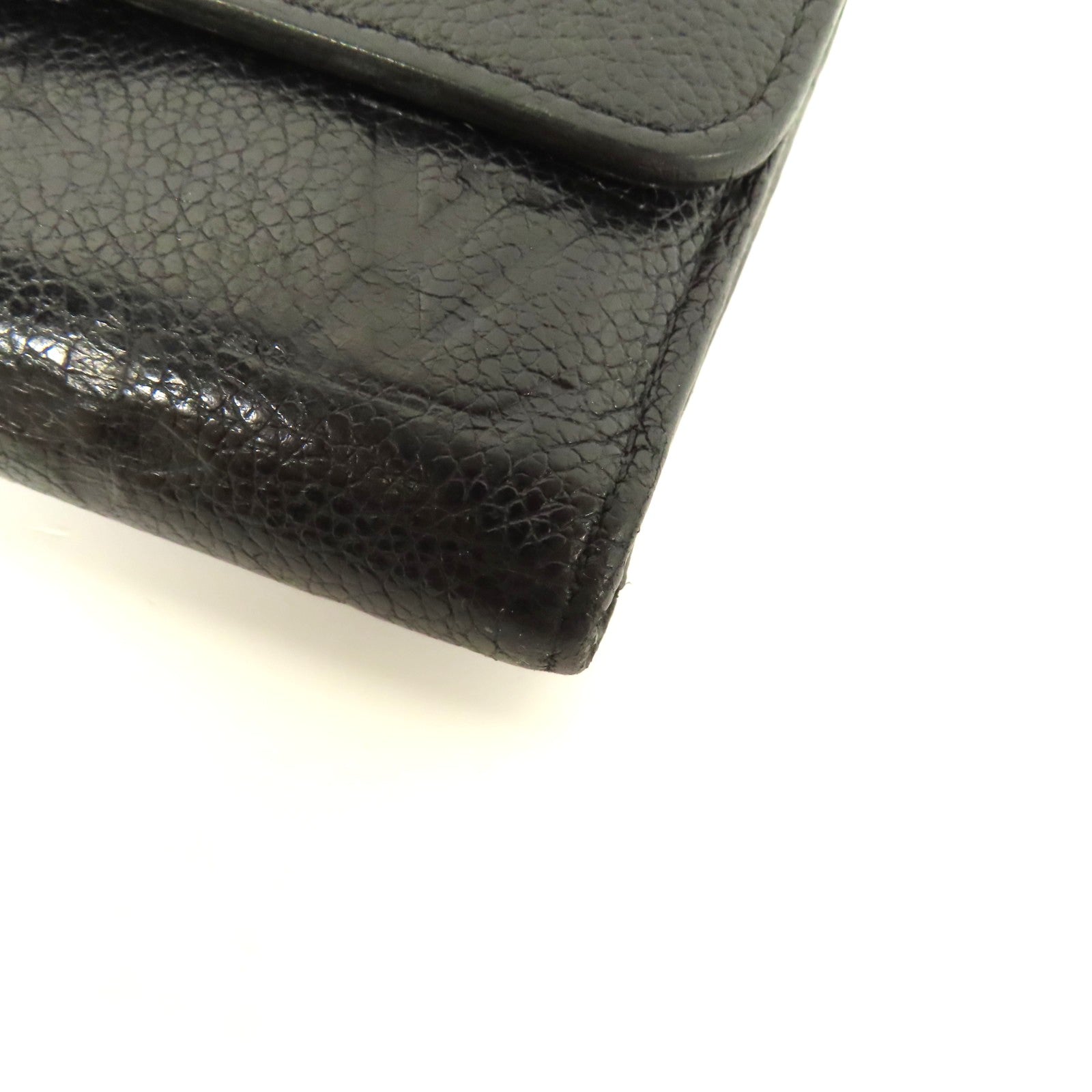 LOUIS VUITTON LV GHW Pont Neuf Fold Wallet M62184 Monogram Empreinte Black
