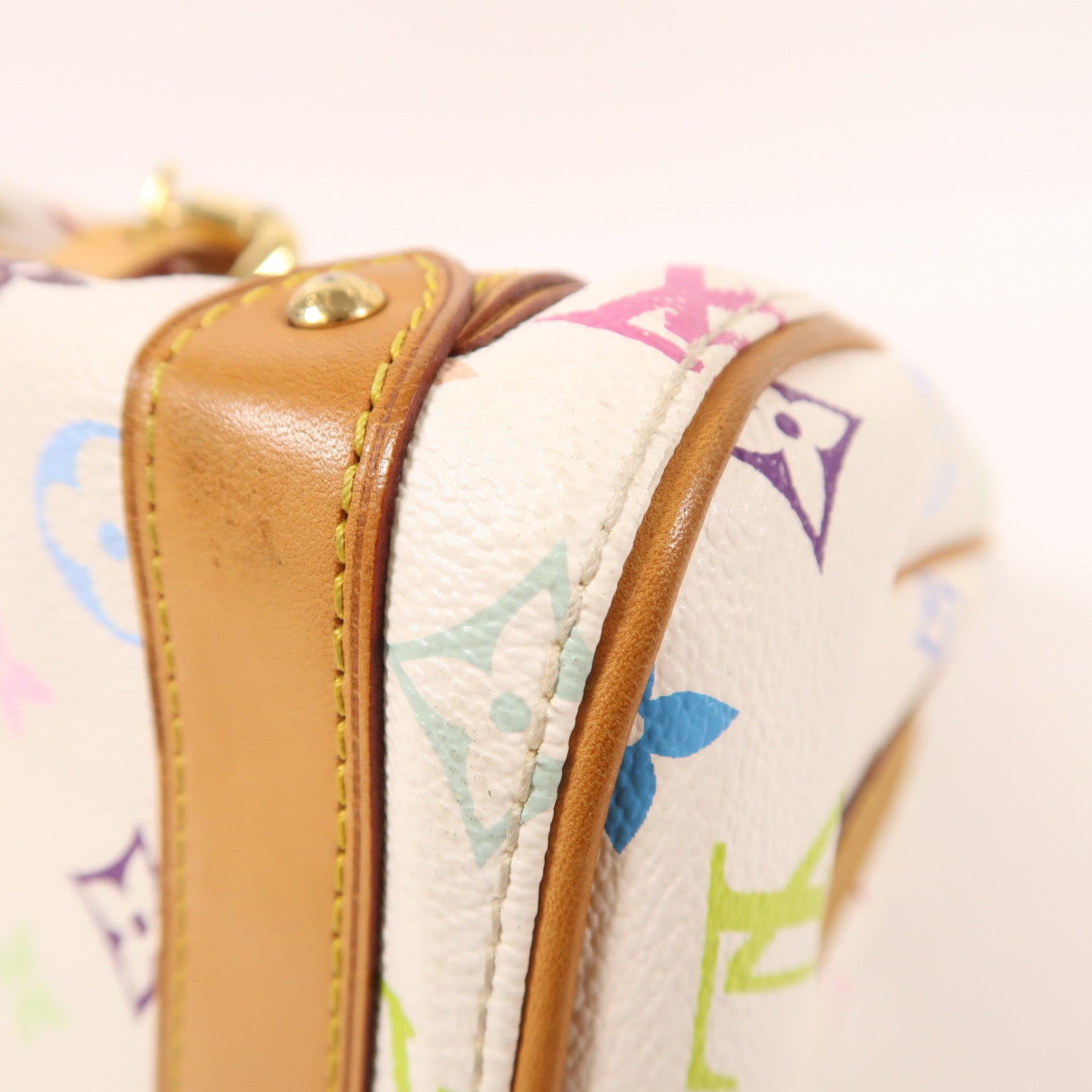 LOUIS VUITTON Monogram Multicolore Priscilla金扣手挽袋