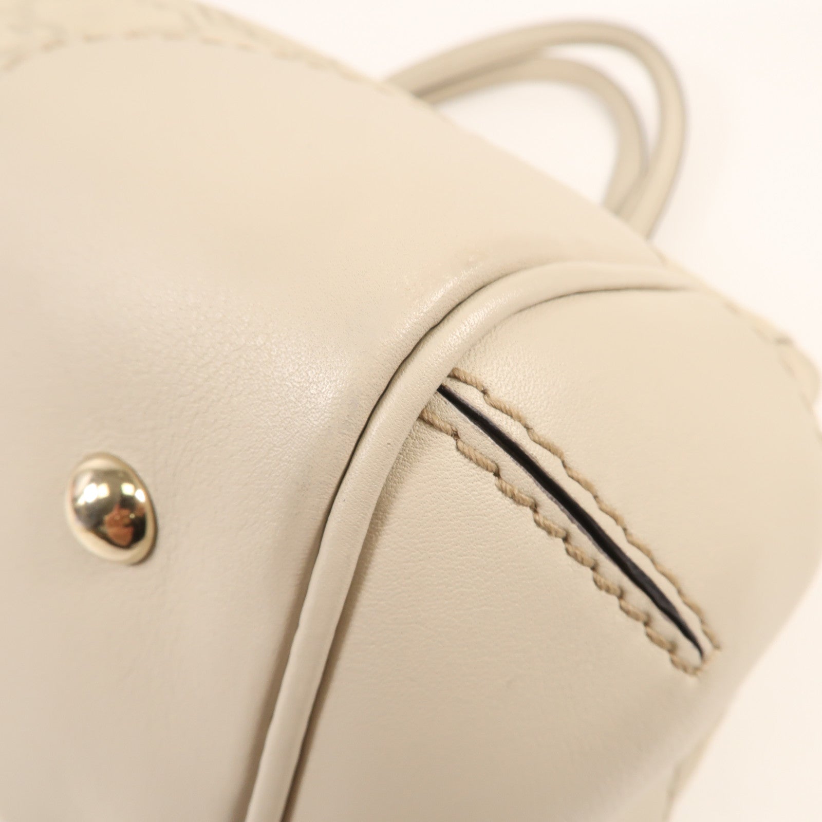 GUCCI 牛皮皮革Tote Bag金扣手挽袋