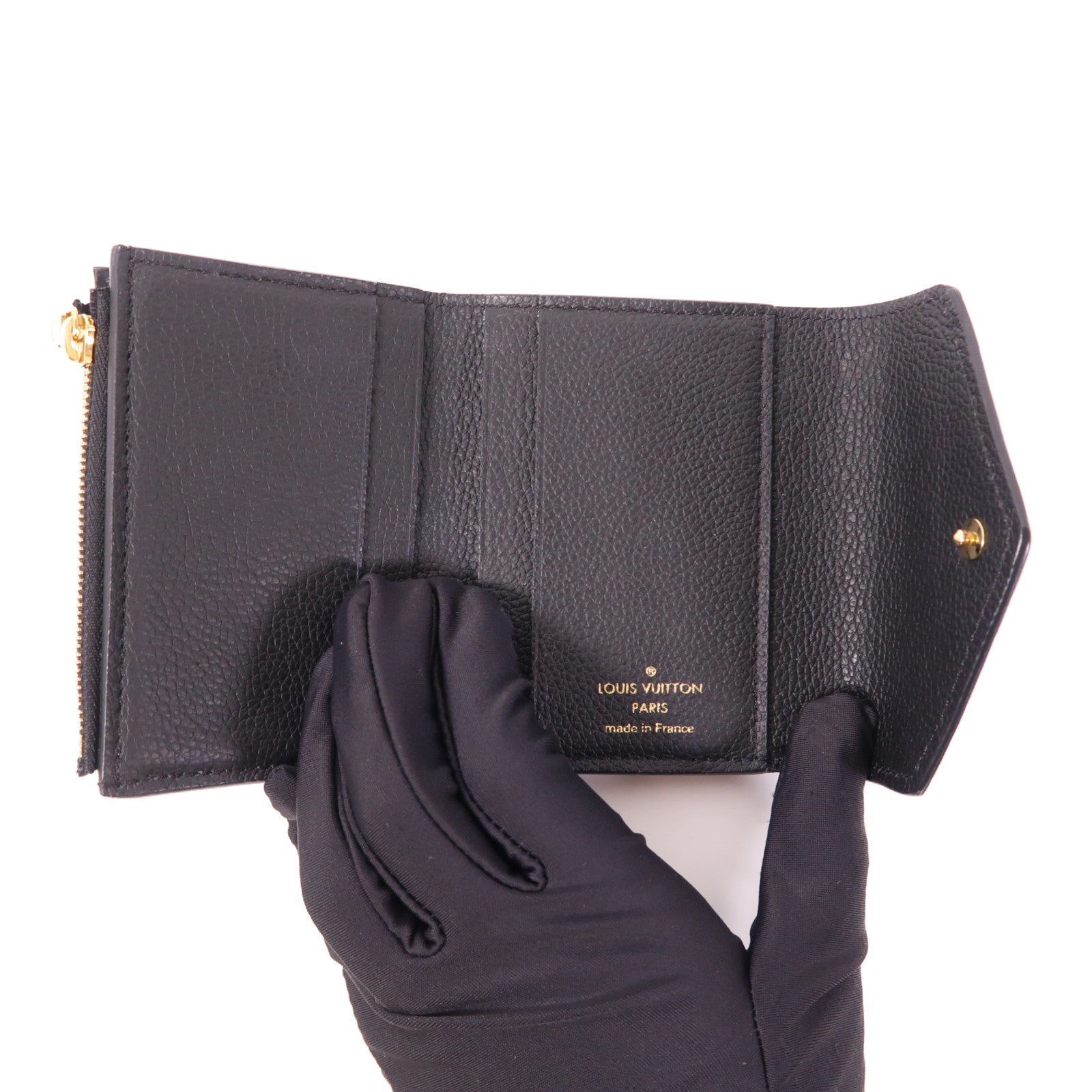 LOUIS VUITTON Monogram Empreinte Victorine金扣錢包