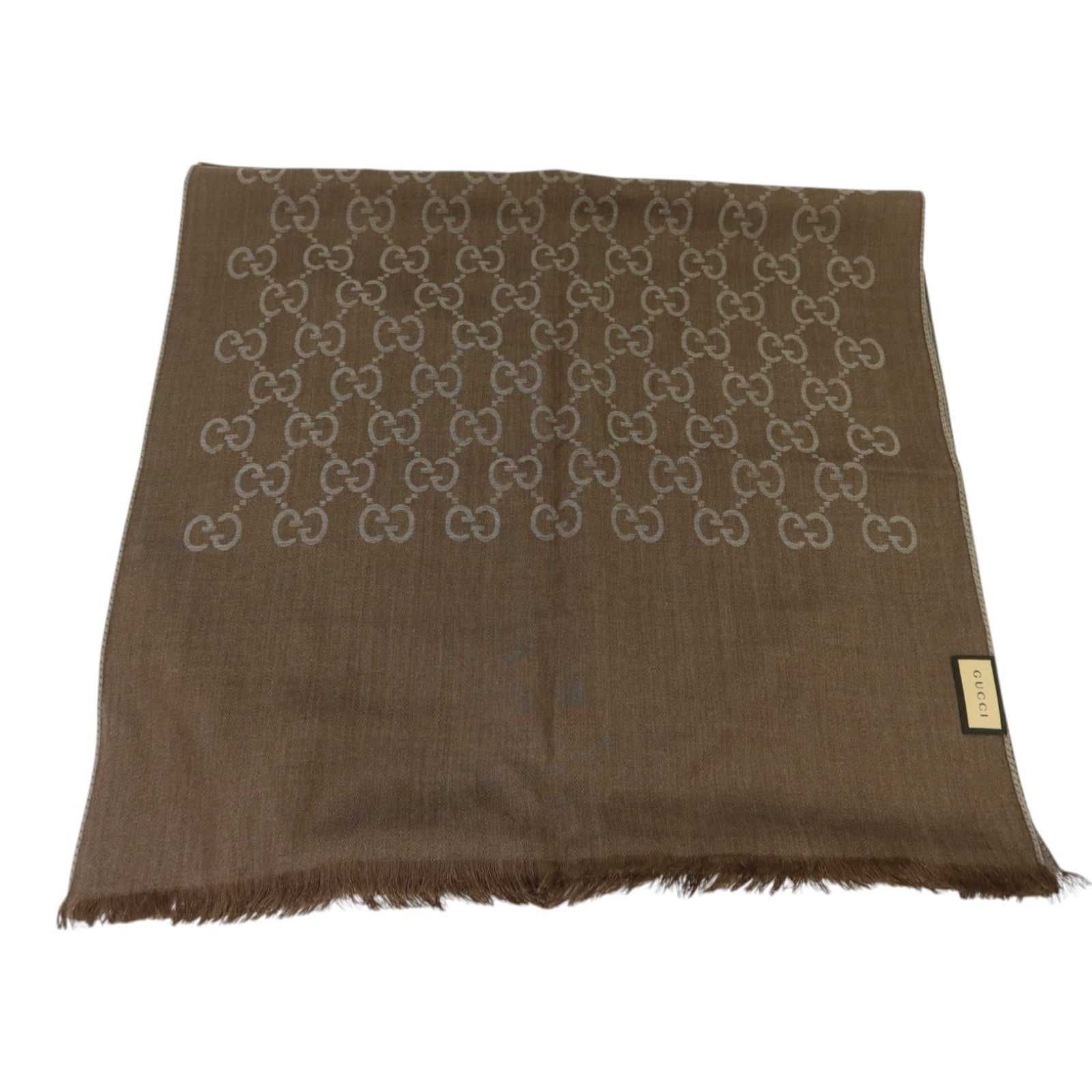 GUCCI 羊毛/絲質Scarf 40X180圍巾