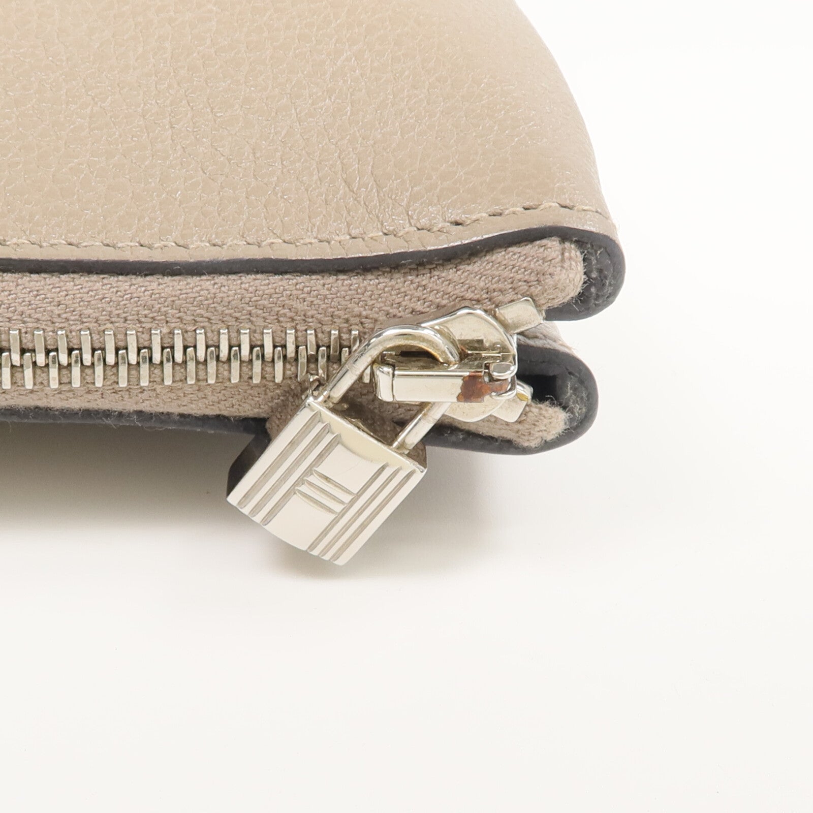 HERMES Evercolor皮革Atout 20 Pouch手拿包Gris Tourterelle