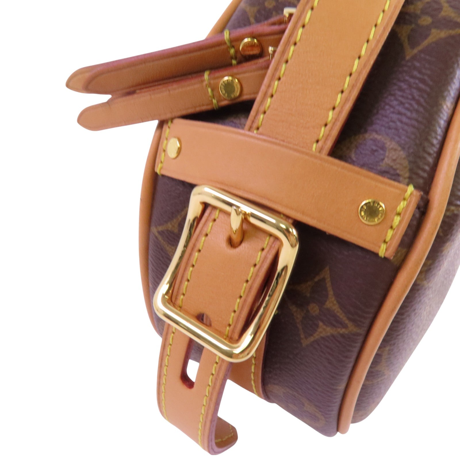 LOUIS VUITTON Monogram Boite Chapeau Souple PM金扣肩背袋