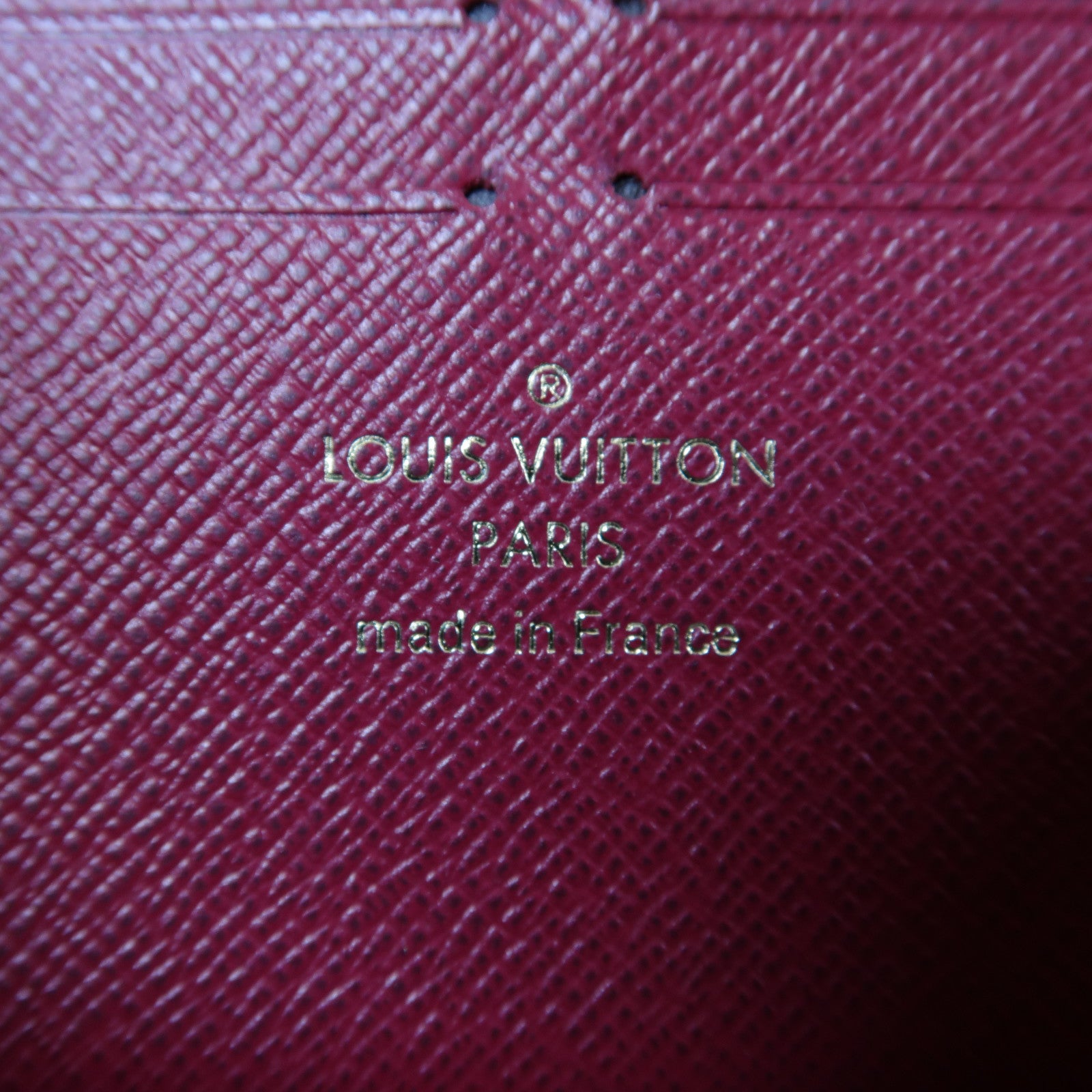 LOUIS VUITTON Monogram Portefeuille Clemence金扣拉鍊長錢包啡色