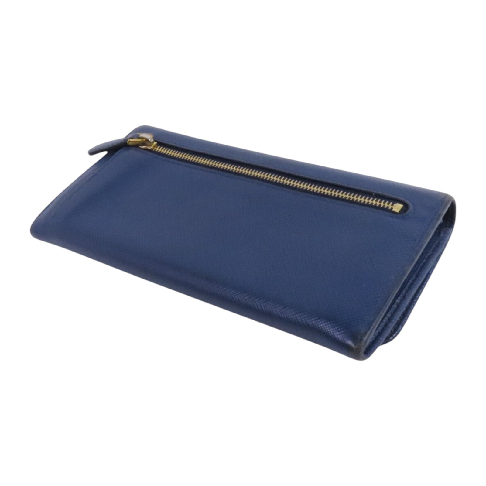 PRADA Saffiano皮革Long Wallet金扣長錢包