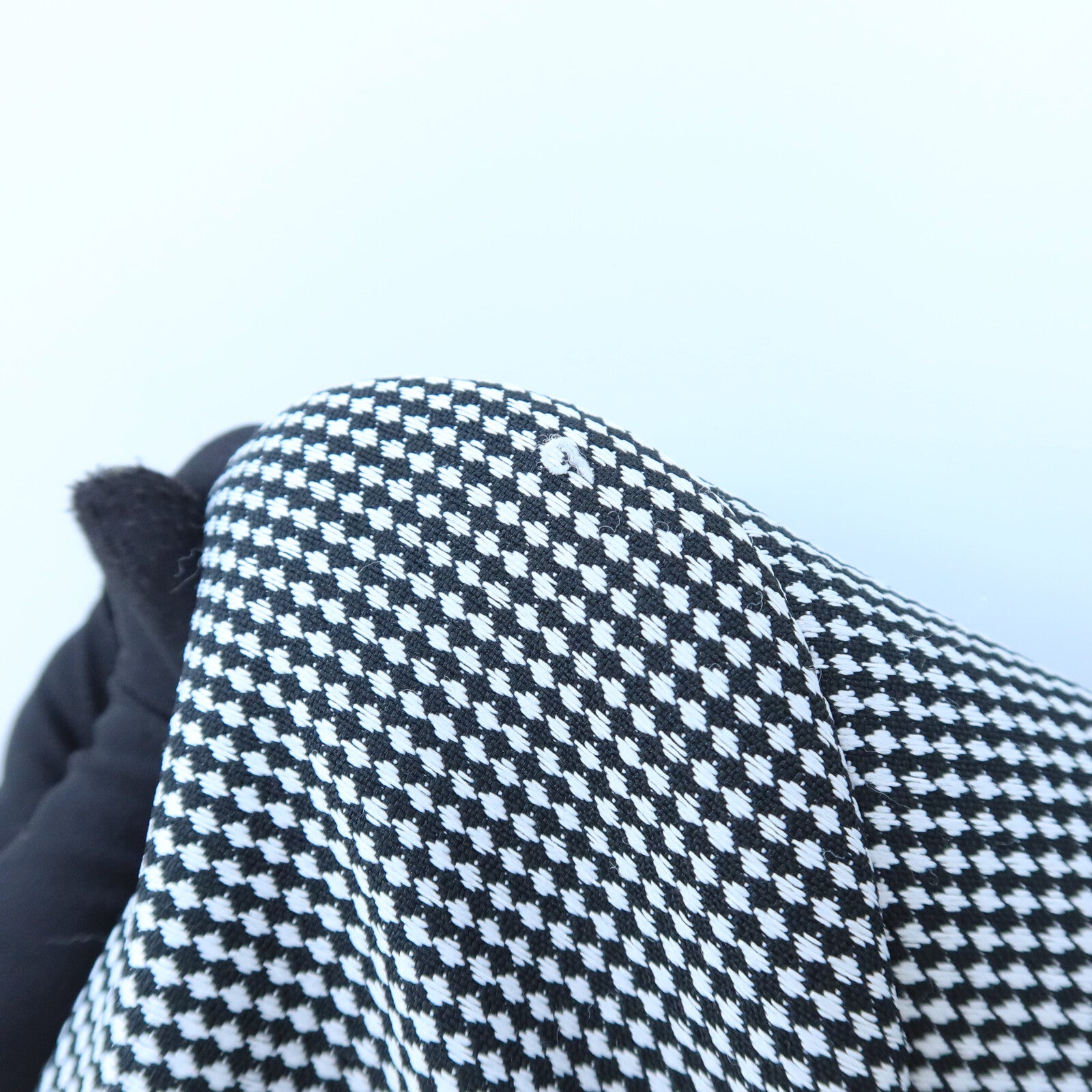 LOUIS VUITTON Polyester/Wool 2002 Houndstooth Print Blazer