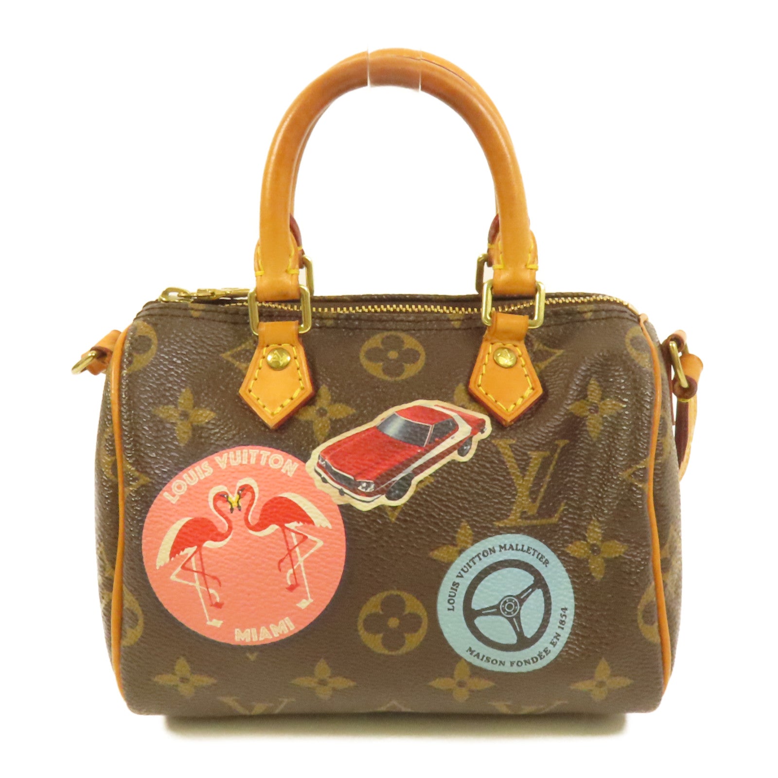 LOUIS VUITTON Monogram Nano Speedy手挽袋